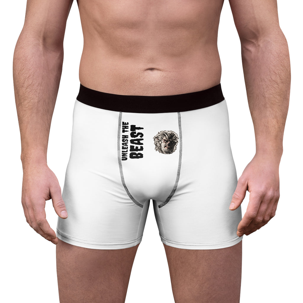 Halloween - Boxer Briefs — "Unleash the Beast" & Werewolf/Moon Graphic
