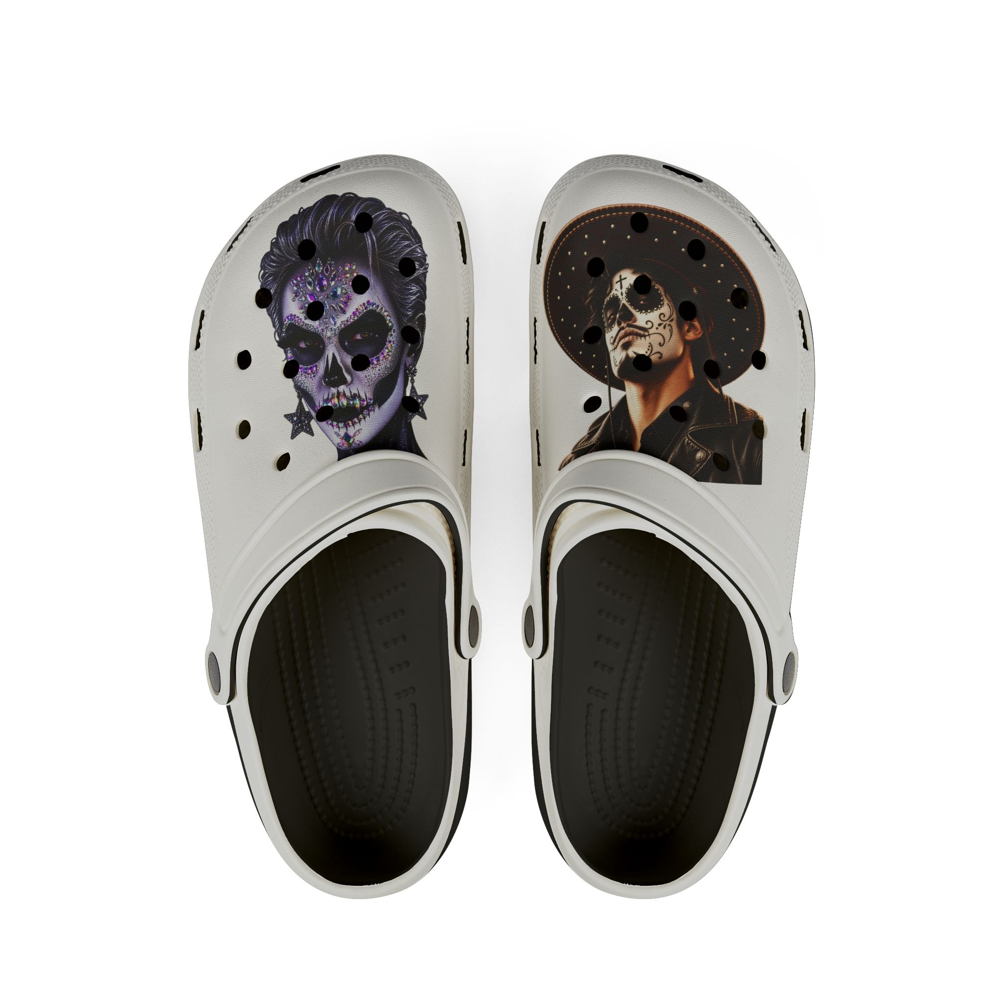 Halloween - Día de los Muertos - EVA Foam Rubber Shoes (AOP)