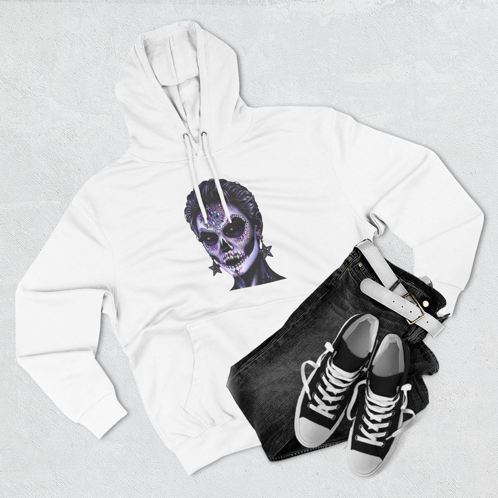 Halloween - Día de los Muertos -Three-Panel Fleece Hoodie