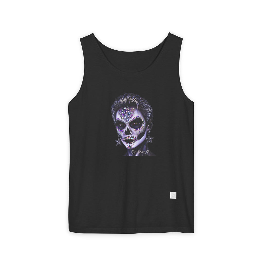 Halloween - Día de los Muertos -Unisex Garment-Dyed Tank Top