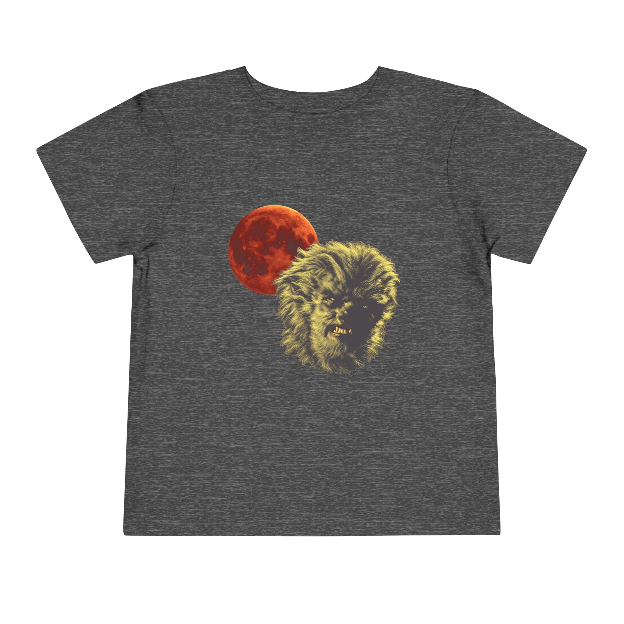 Halloween - Blood Moon and Werewolf - Toddler Short Sleeve Tee