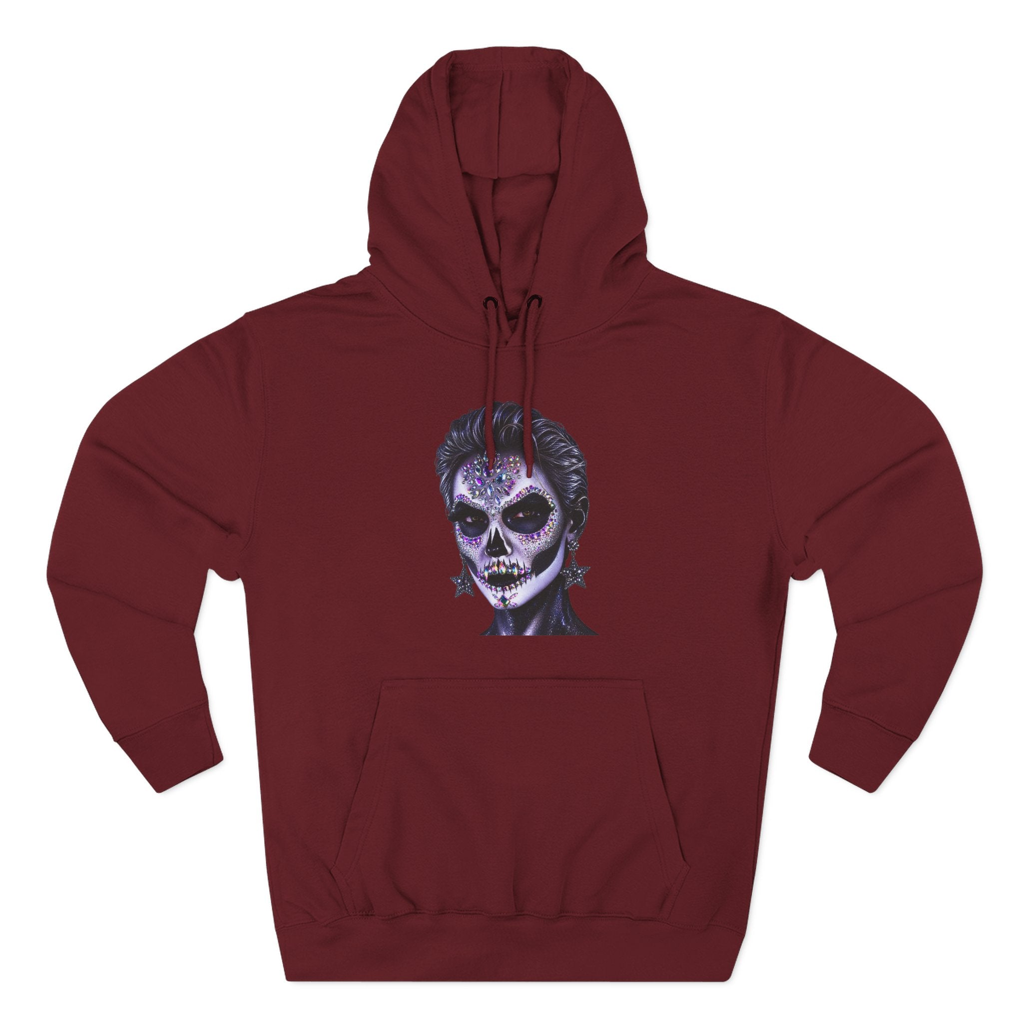Halloween - Día de los Muertos -Three-Panel Fleece Hoodie