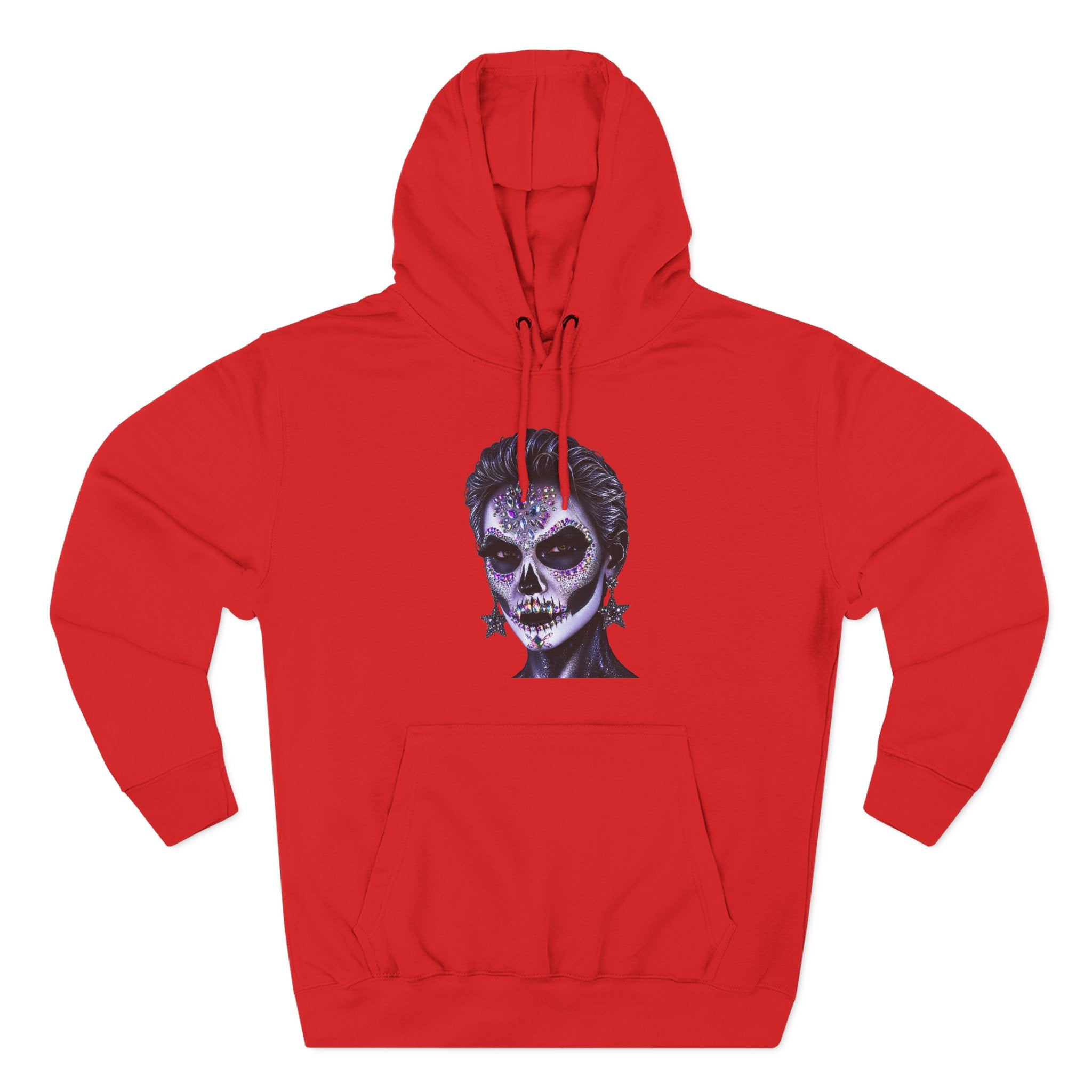 Halloween - Día de los Muertos -Three-Panel Fleece Hoodie