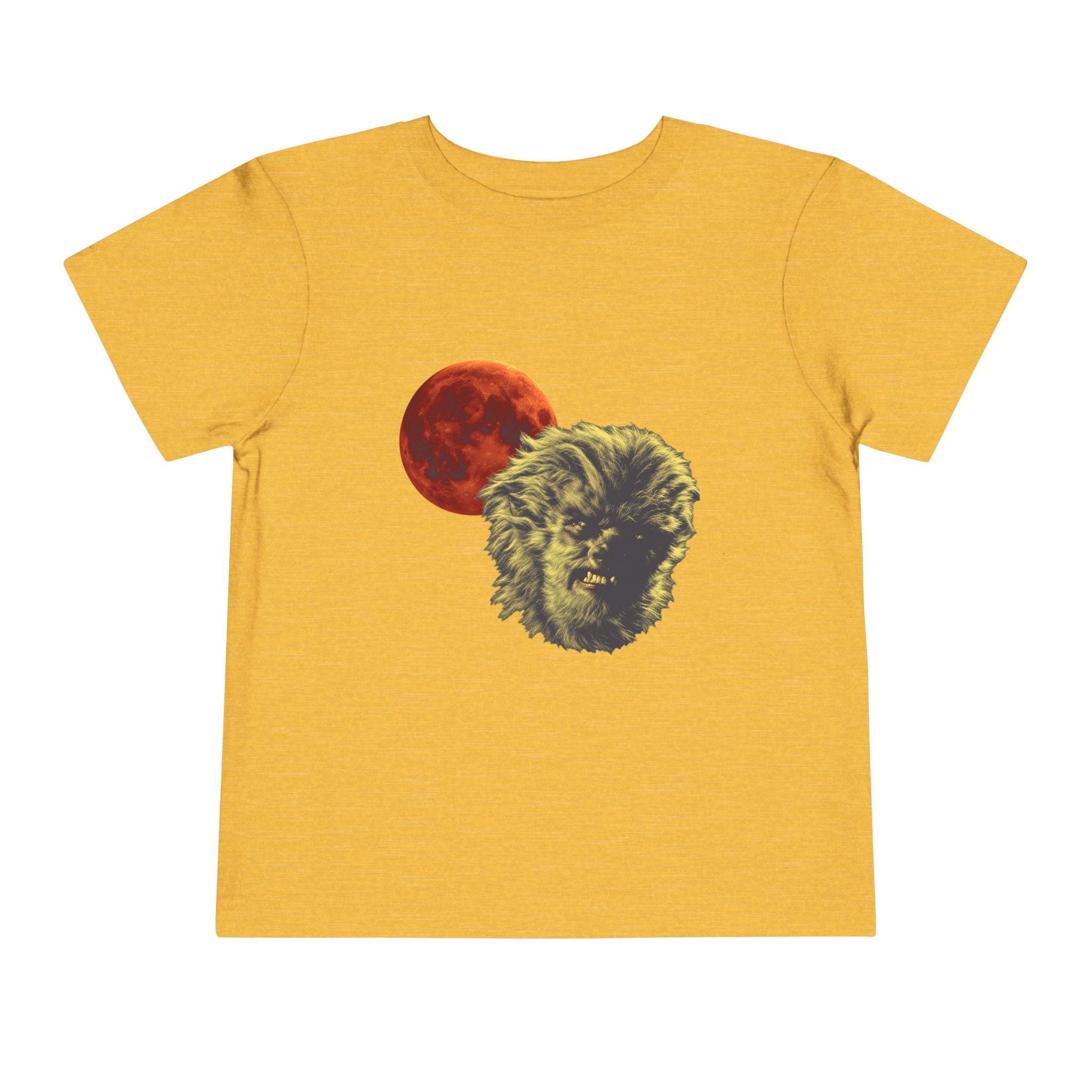 Halloween - Blood Moon and Werewolf - Toddler Short Sleeve Tee