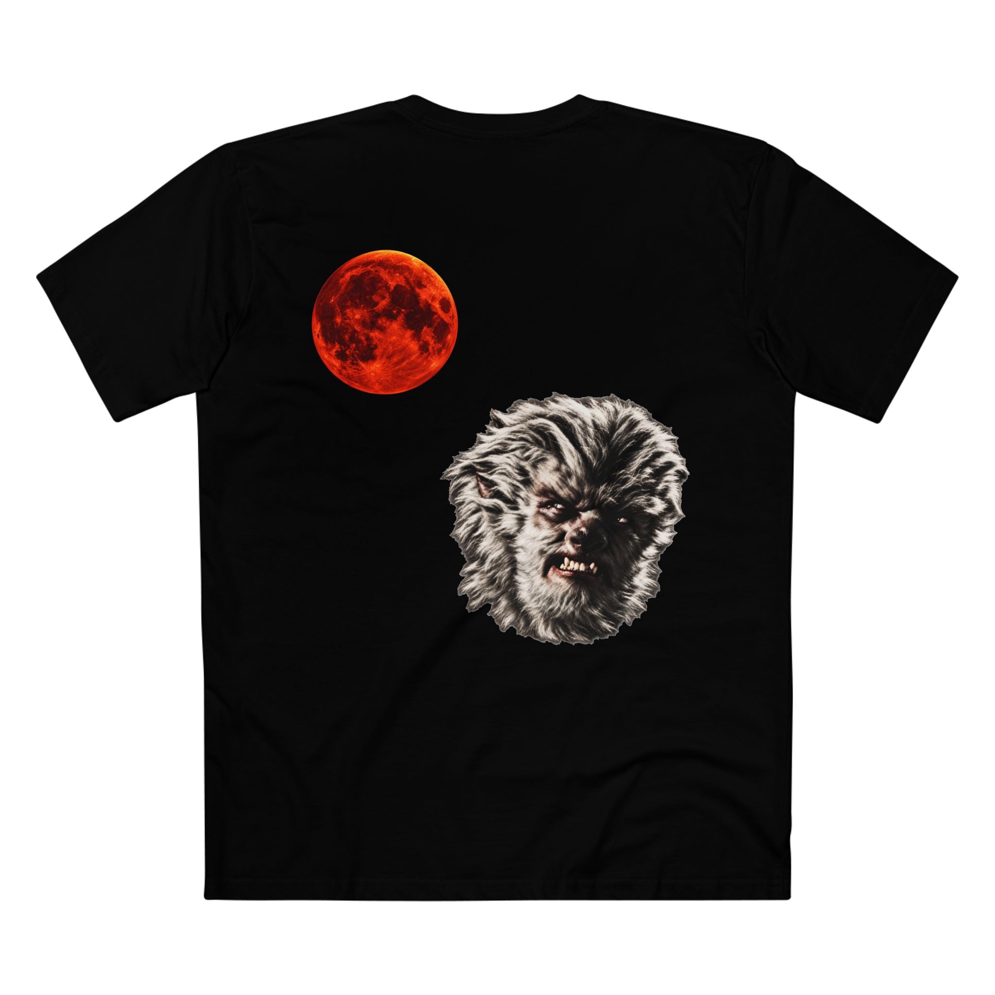 Halloween - Midnight Moon and Werewolf - Adult Staple Tee