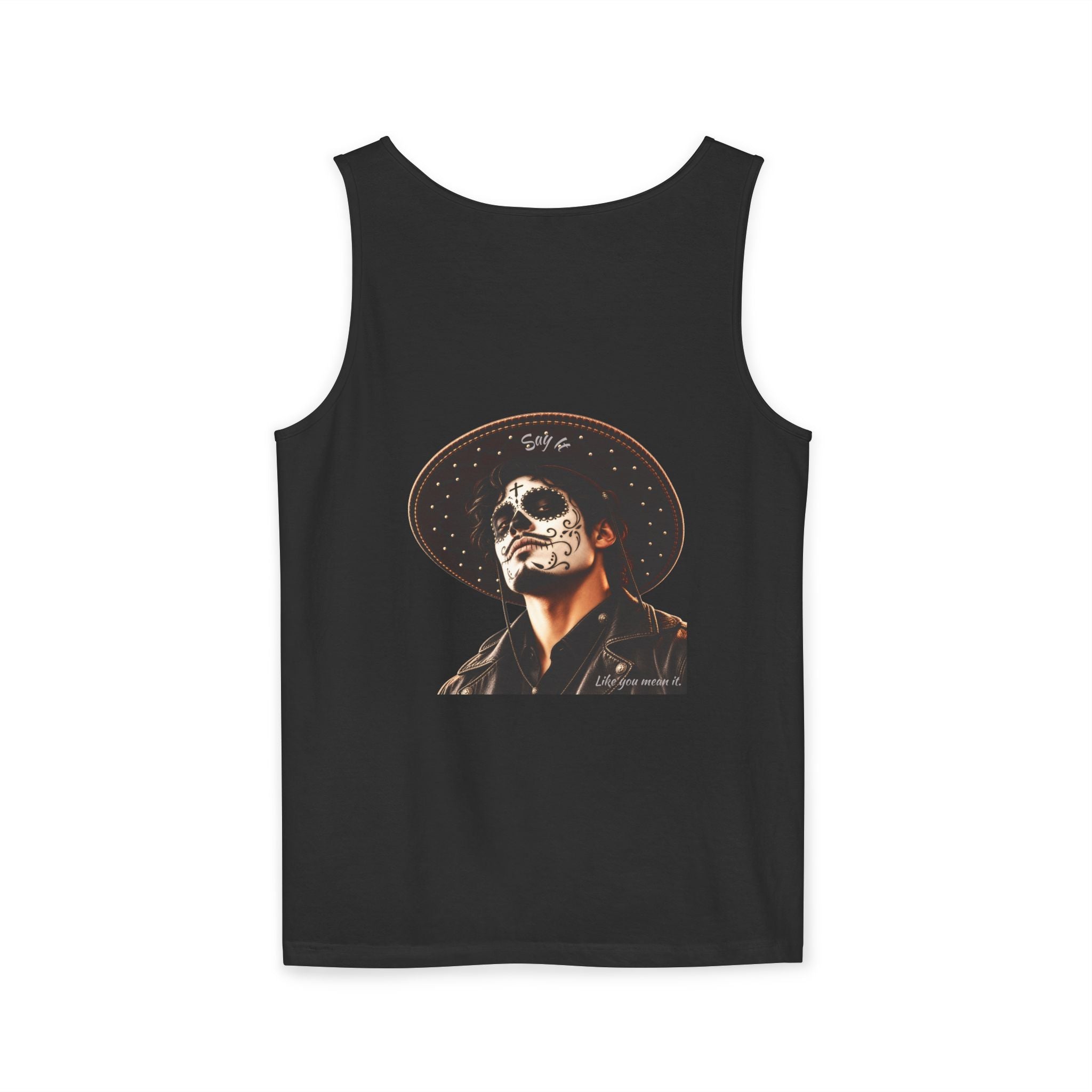 Halloween - Día de los Muertos -Unisex Garment-Dyed Tank Top