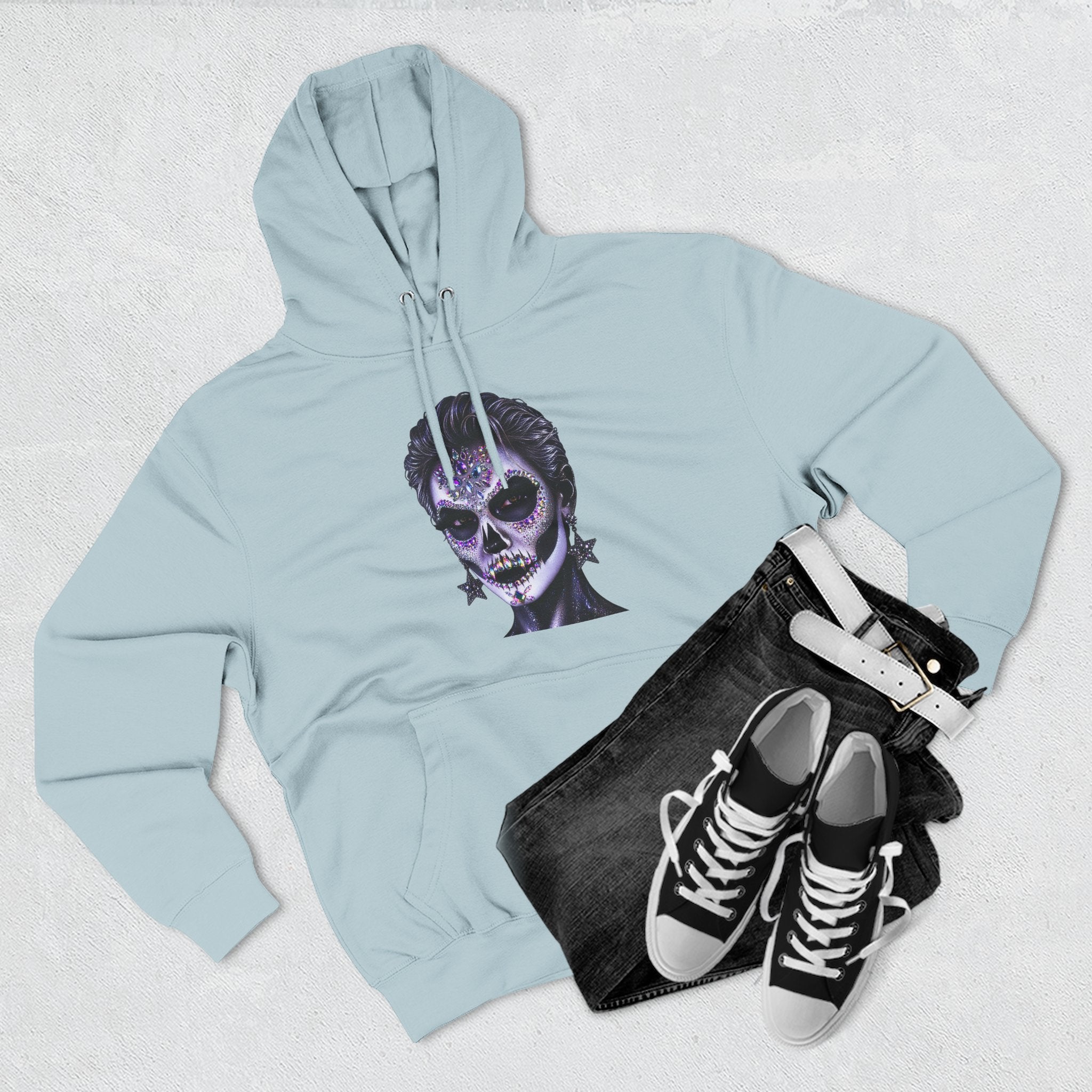 Halloween - Día de los Muertos -Three-Panel Fleece Hoodie