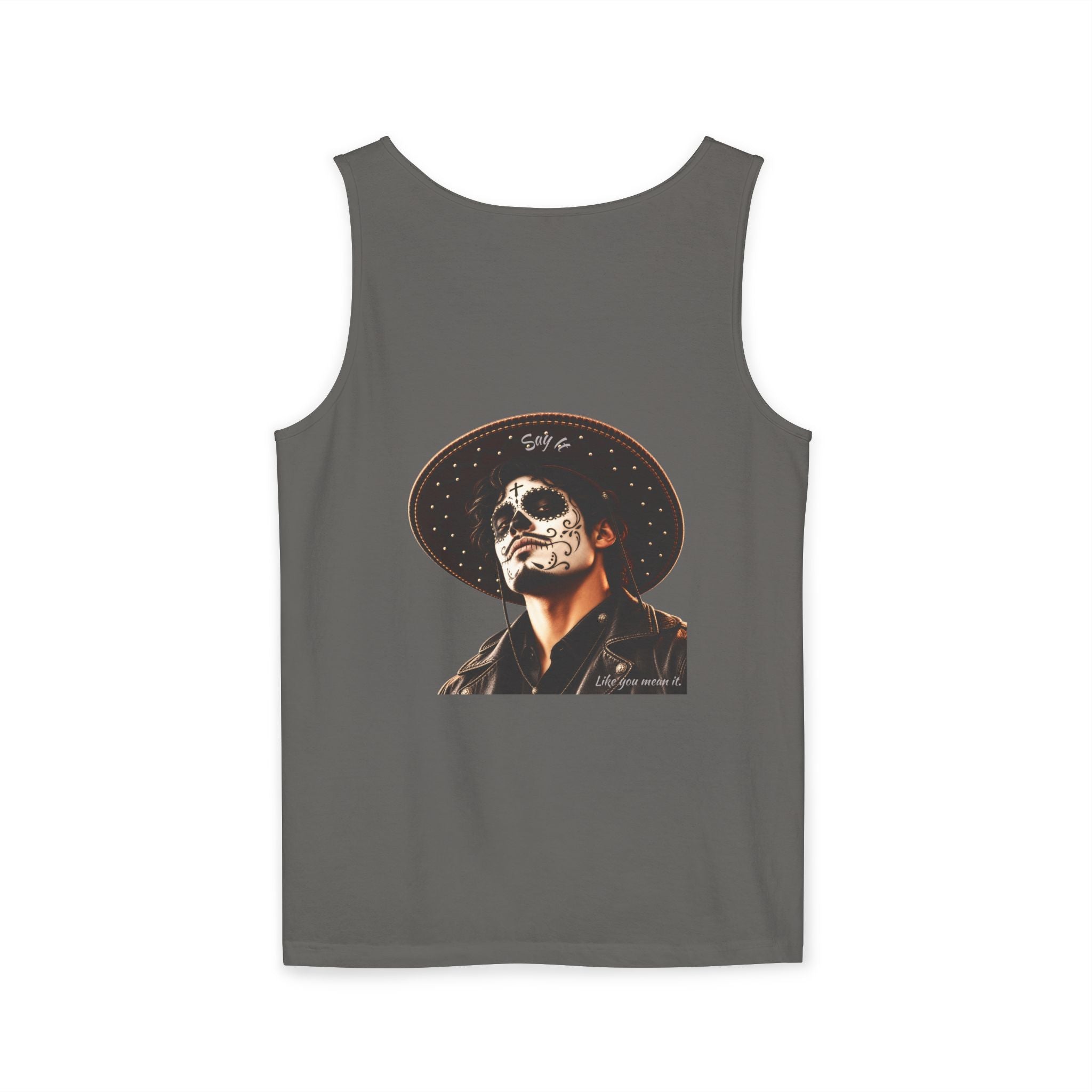 Halloween - Día de los Muertos -Unisex Garment-Dyed Tank Top