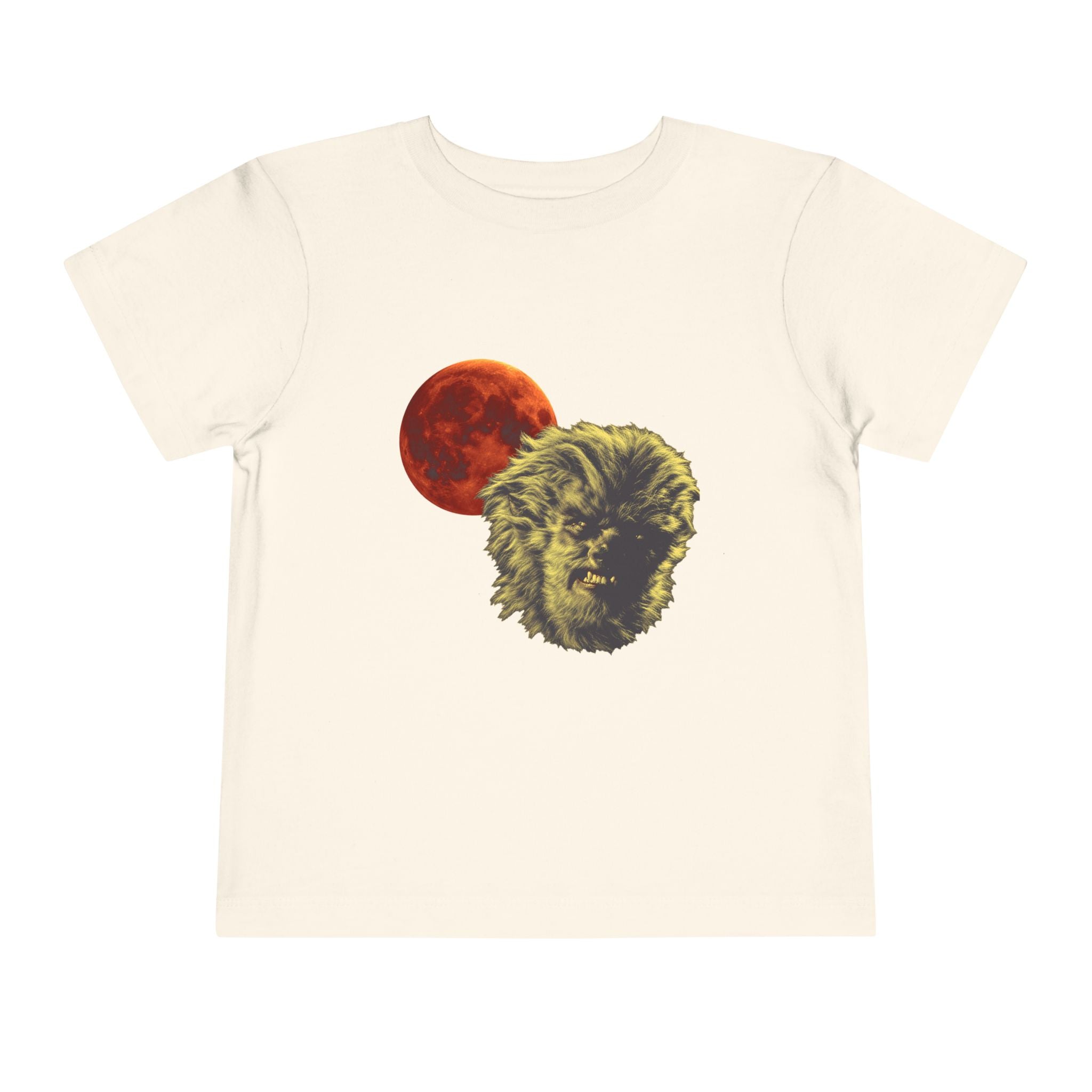 Halloween - Blood Moon and Werewolf - Toddler Short Sleeve Tee