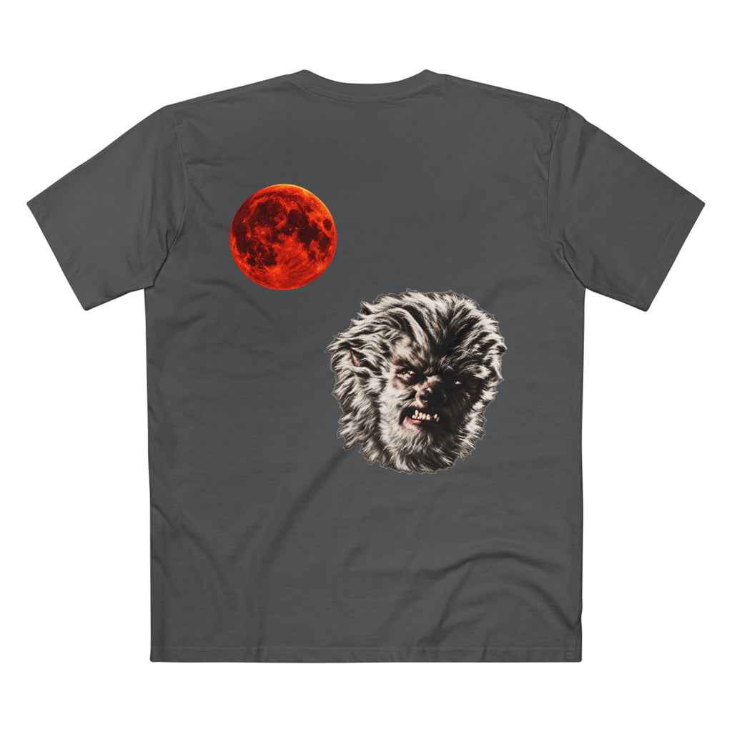 Halloween - Midnight Moon and Werewolf - Adult Staple Tee