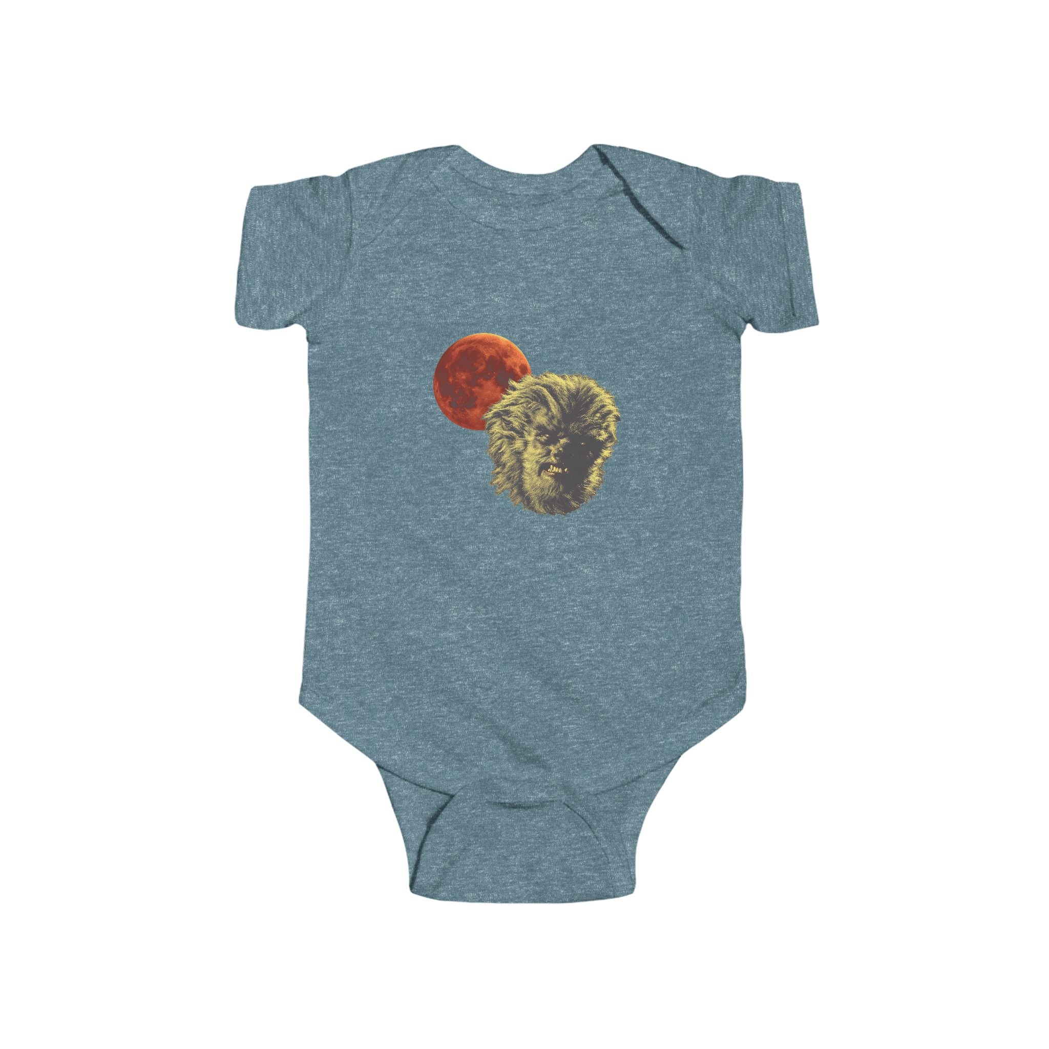 Halloween - Midnight Moon and Werewolf - Infant Fine Jersey Bodysuit