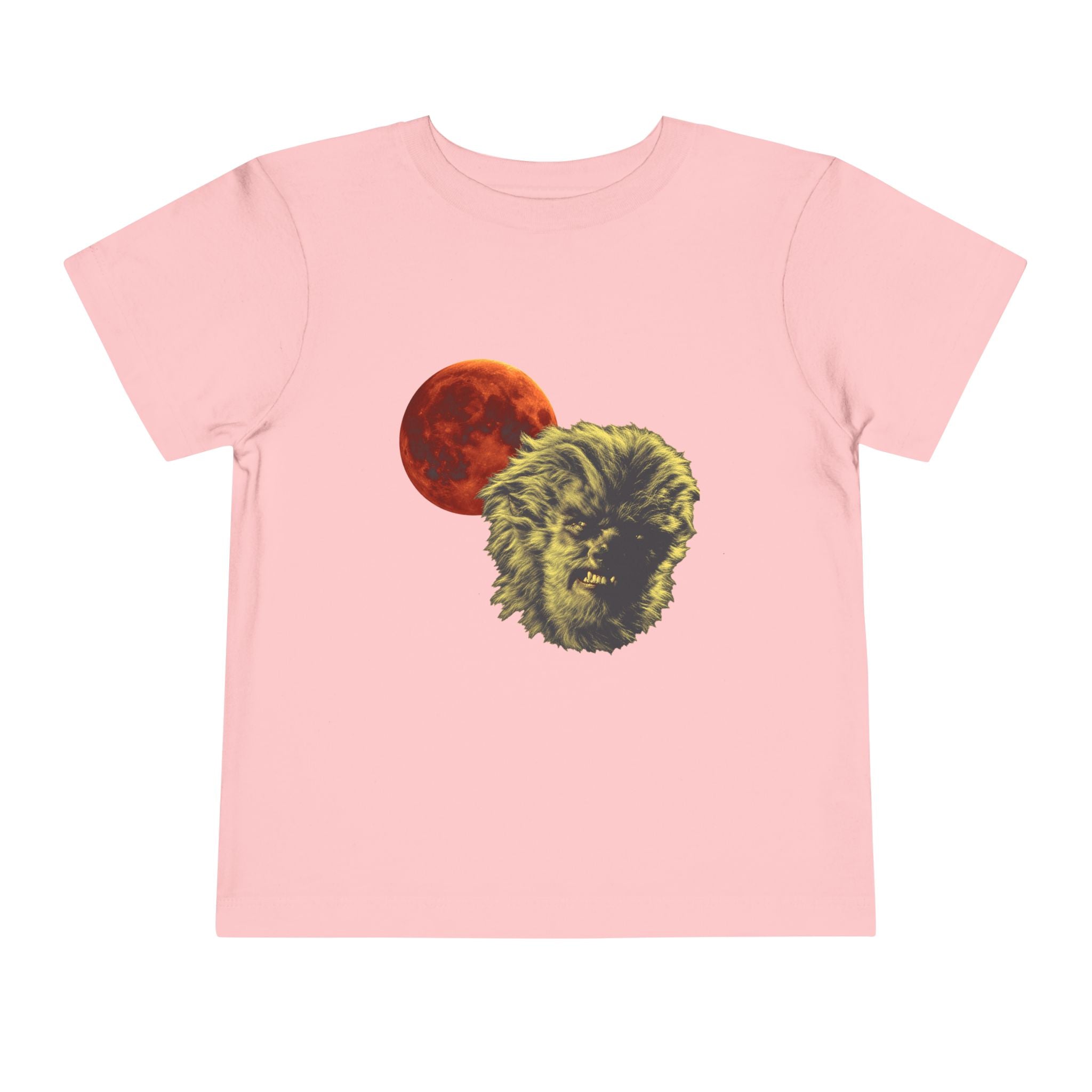 Halloween - Blood Moon and Werewolf - Toddler Short Sleeve Tee