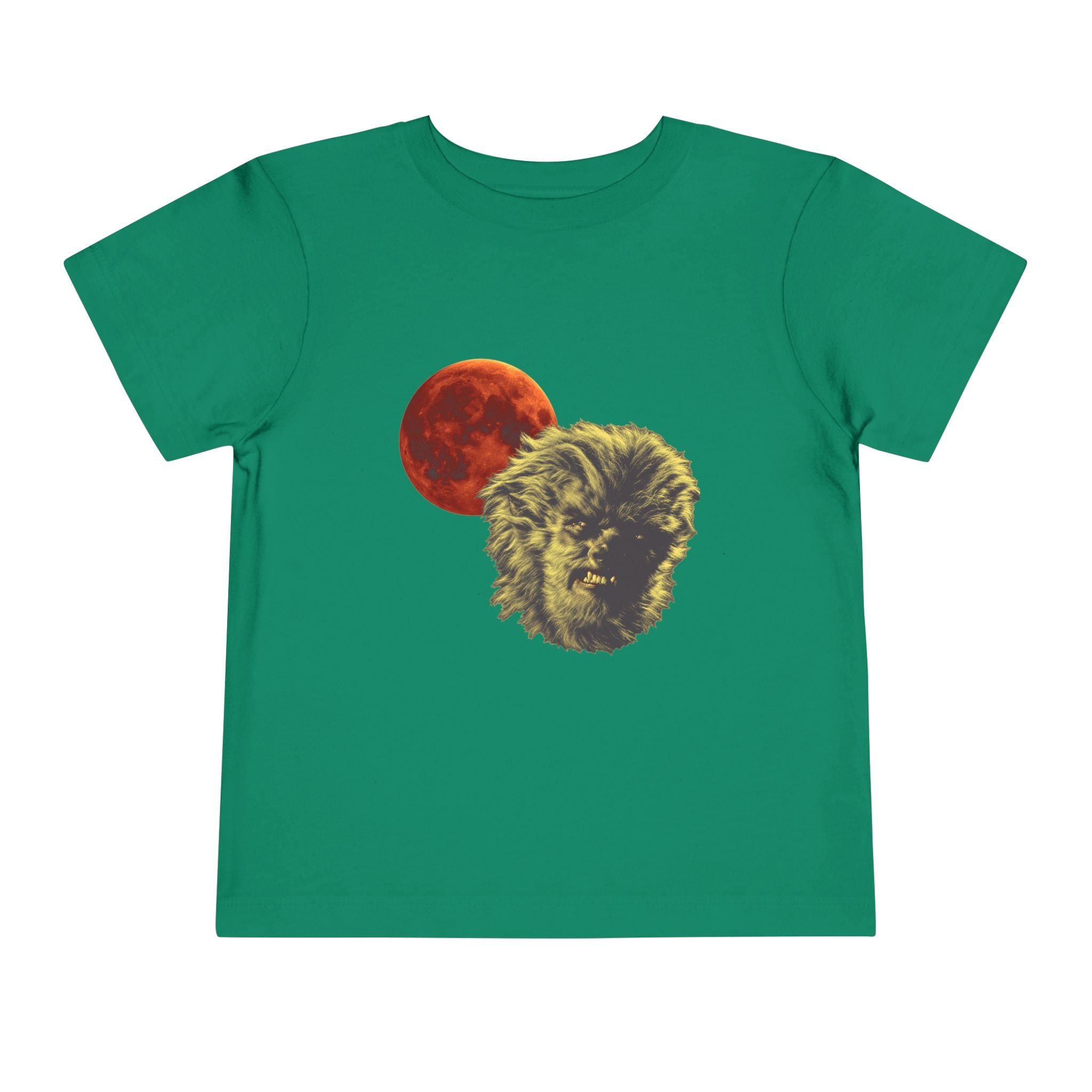 Halloween - Blood Moon and Werewolf - Toddler Short Sleeve Tee
