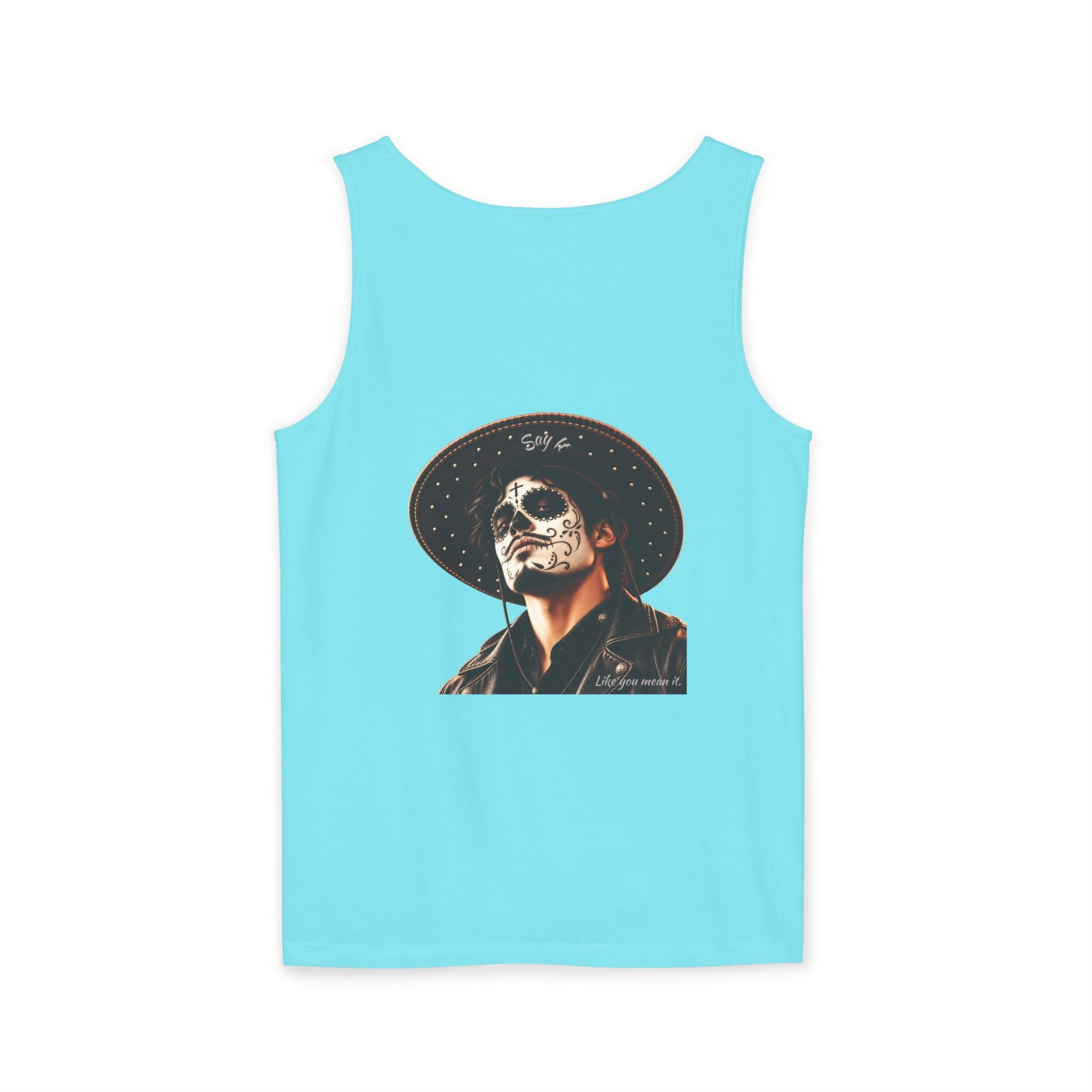 Halloween - Día de los Muertos -Unisex Garment-Dyed Tank Top