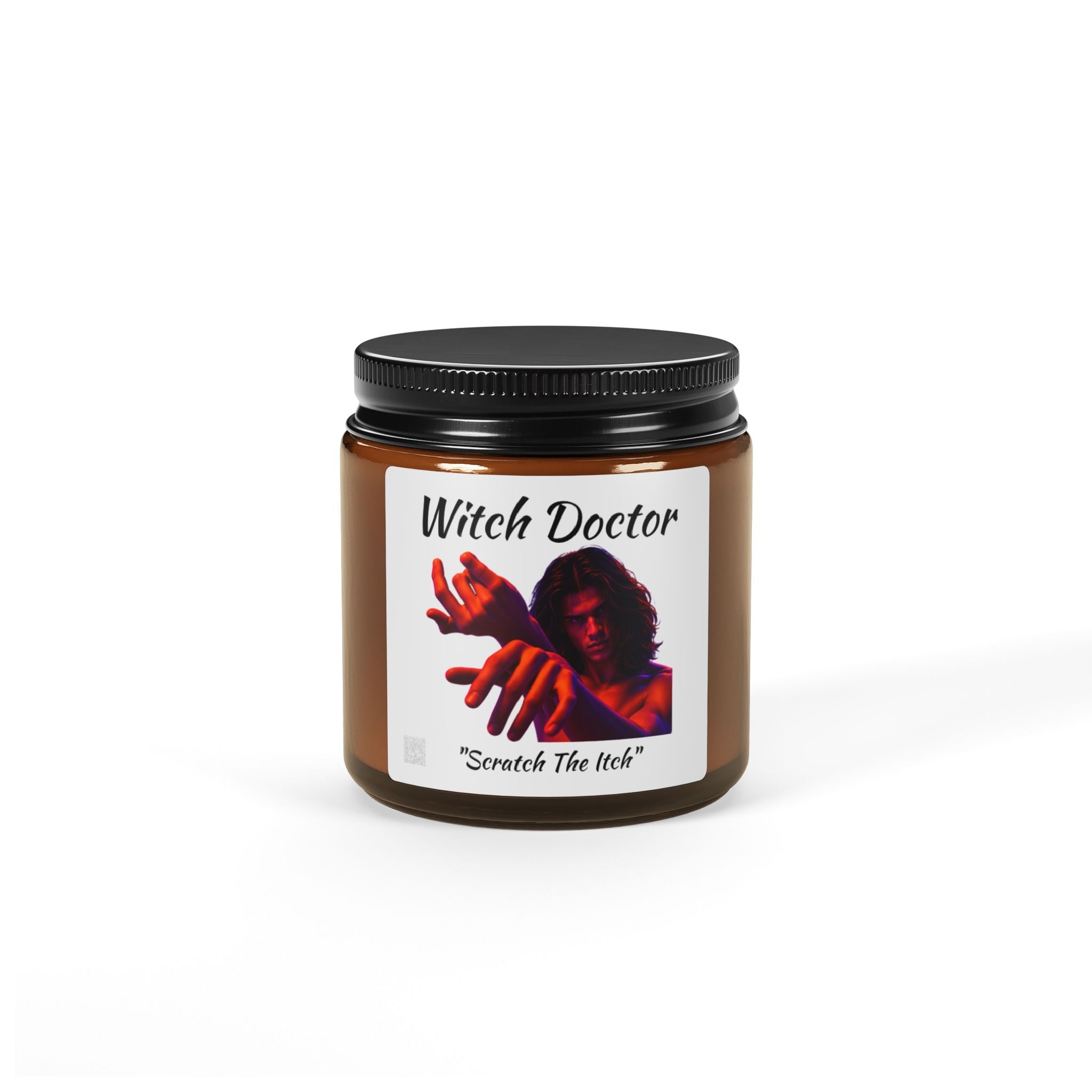 Halloween - Witch Doctor - Scented Soy Candle (Multi-Size, Amber Jar)