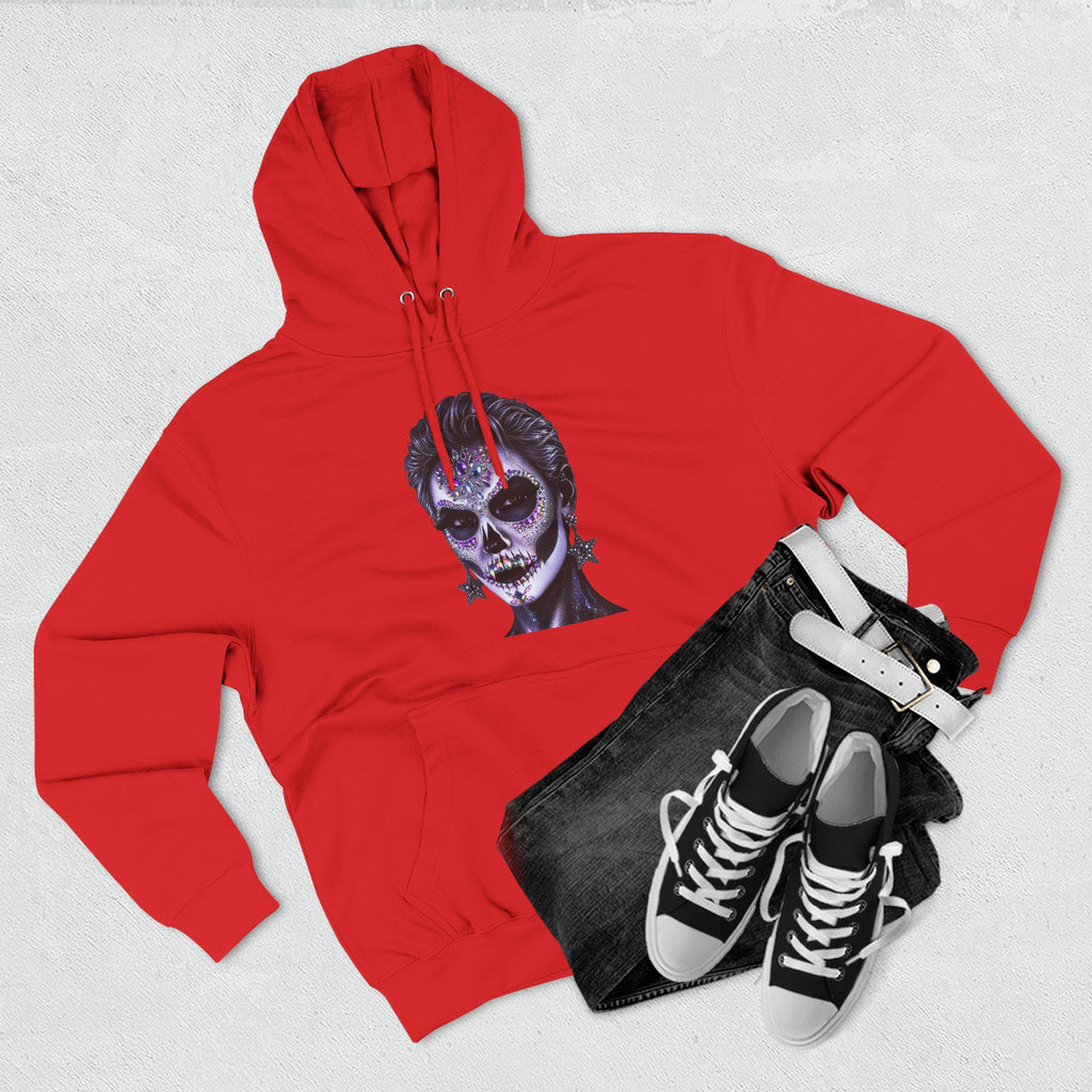 Halloween - Día de los Muertos -Three-Panel Fleece Hoodie