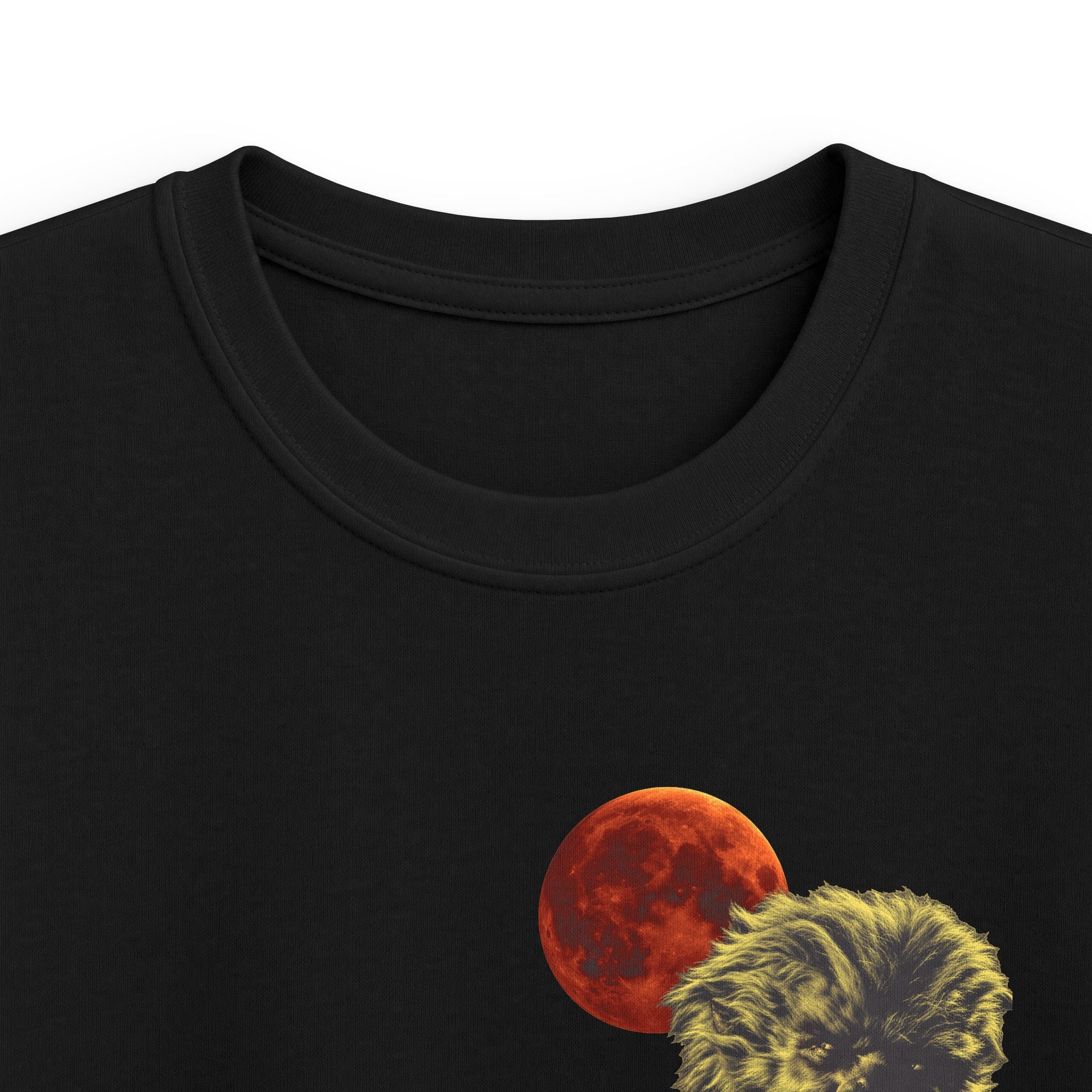Halloween - Midnight Moon and Werewolf - Kids Softstyle Tee