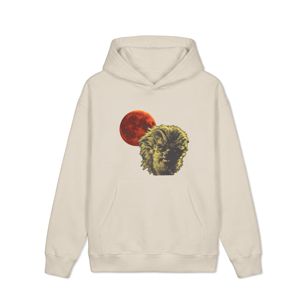Halloween - Midnight Moon and Werewolf - Unisex Mainstreet Heavyweight Hooded Sweatshirt
