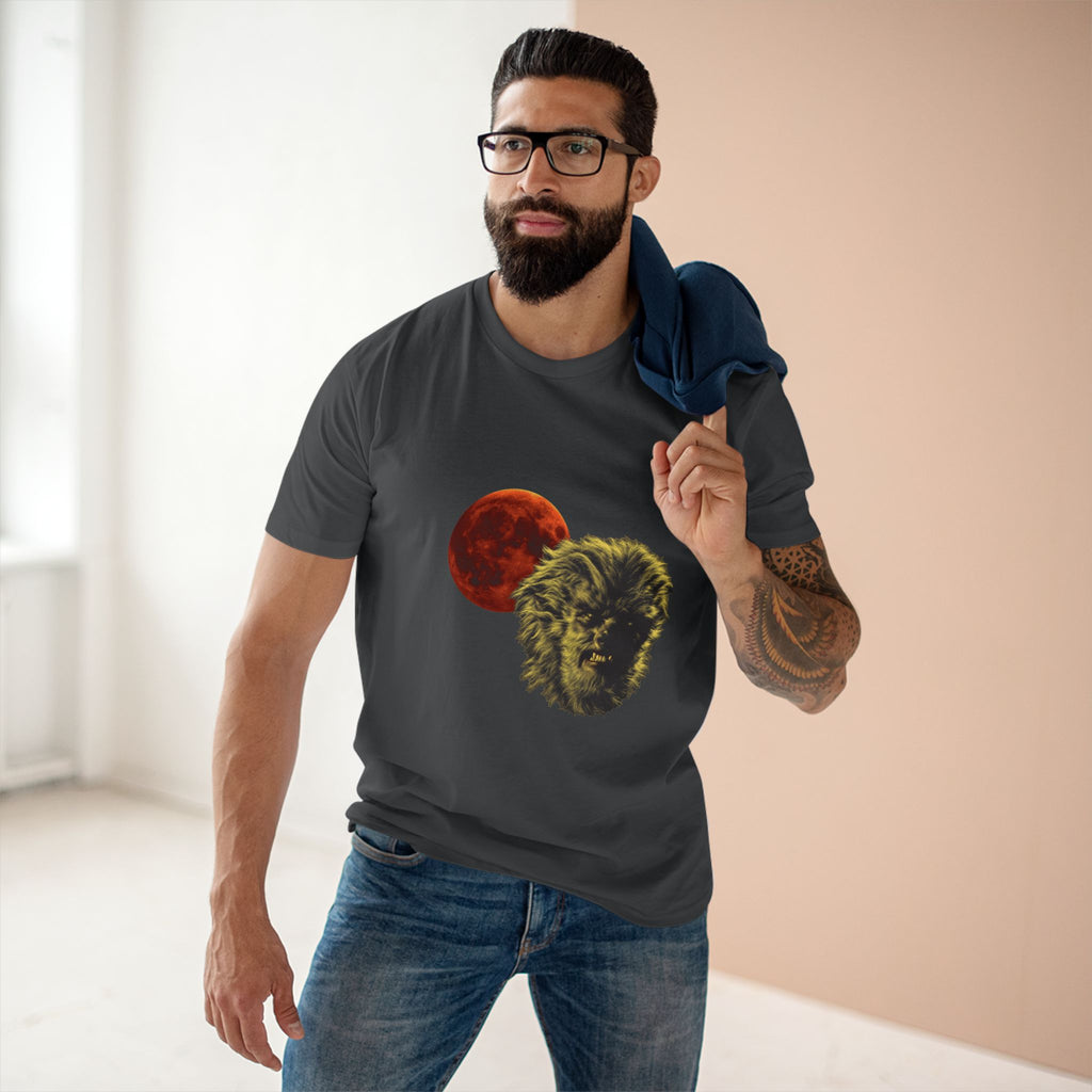 Halloween - Midnight Moon and Werewolf - Adult Staple Tee