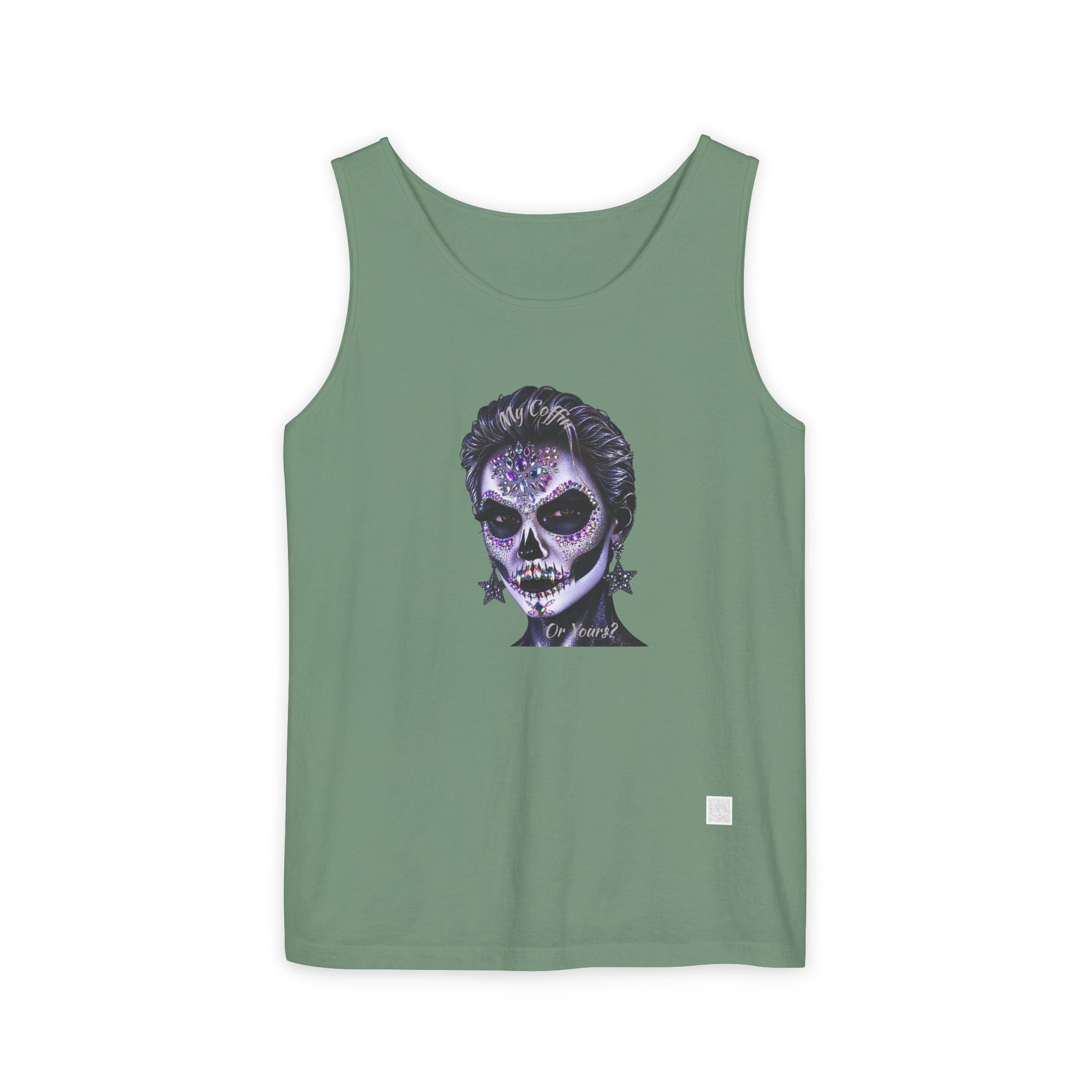 Halloween - Día de los Muertos -Unisex Garment-Dyed Tank Top