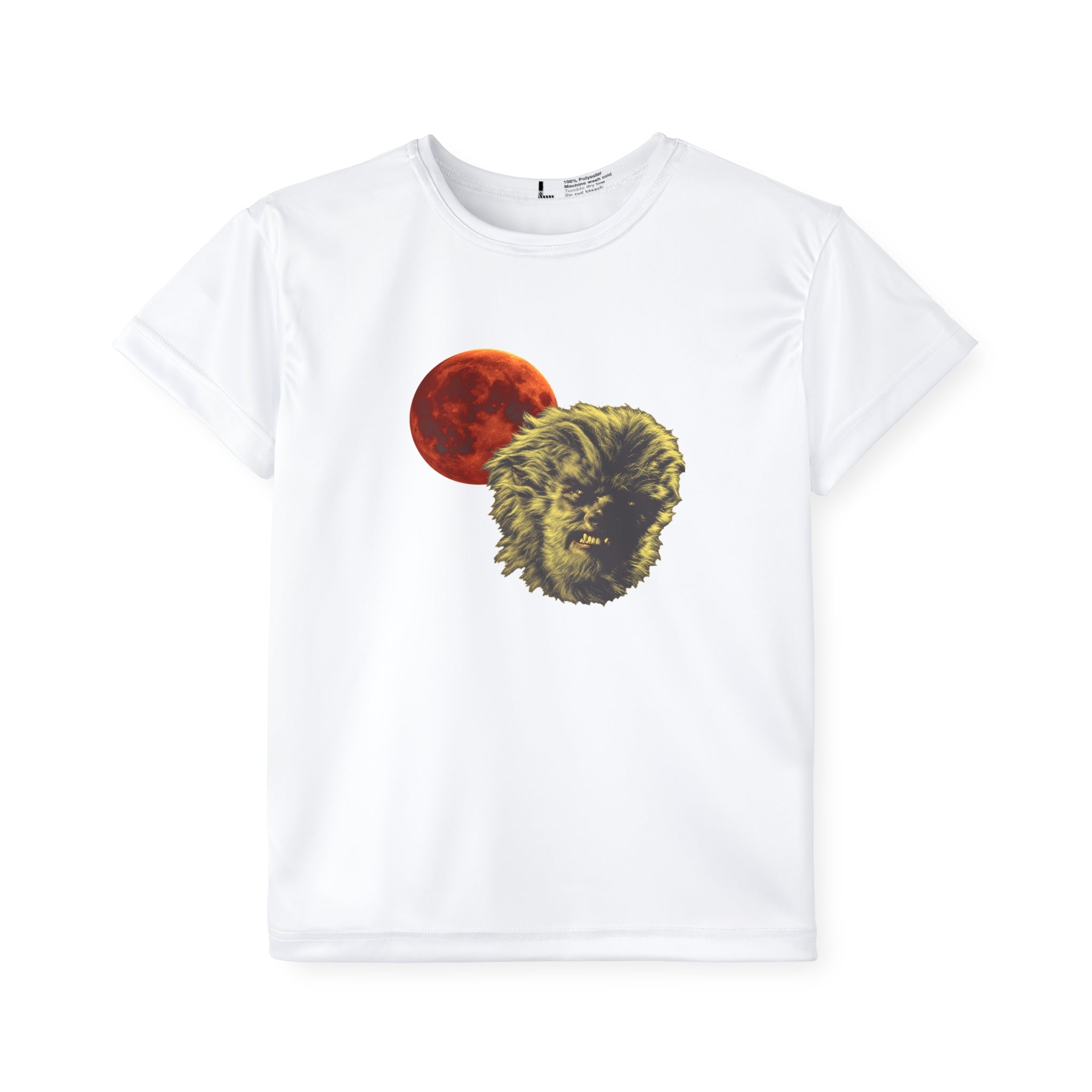 Halloween - Blood Moon and Werewolf - Kids Sports Jersey (AOP)