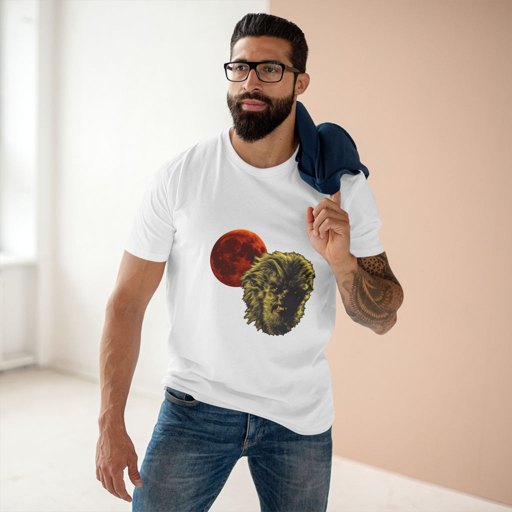 Halloween - Midnight Moon and Werewolf - Adult Staple Tee