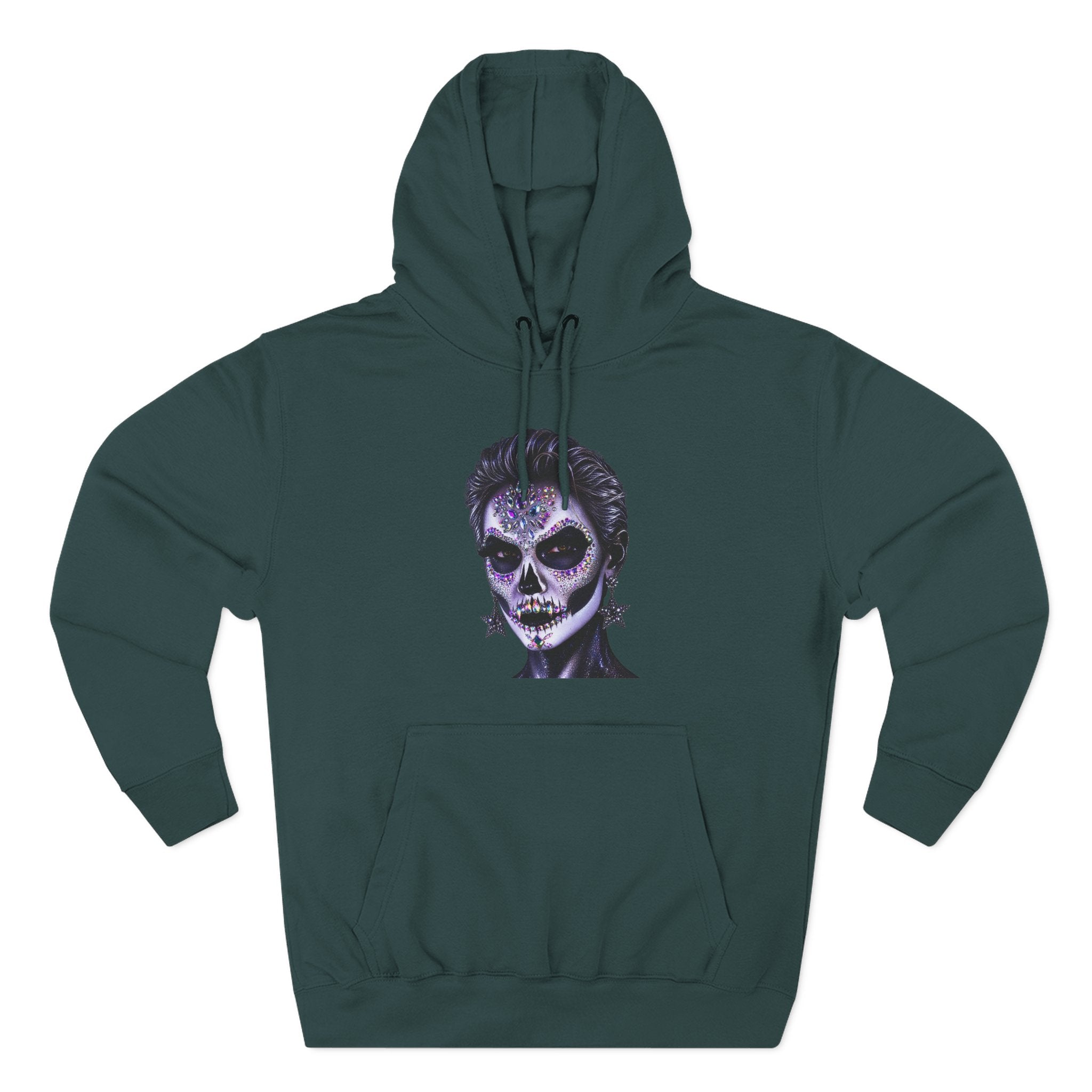 Halloween - Día de los Muertos -Three-Panel Fleece Hoodie