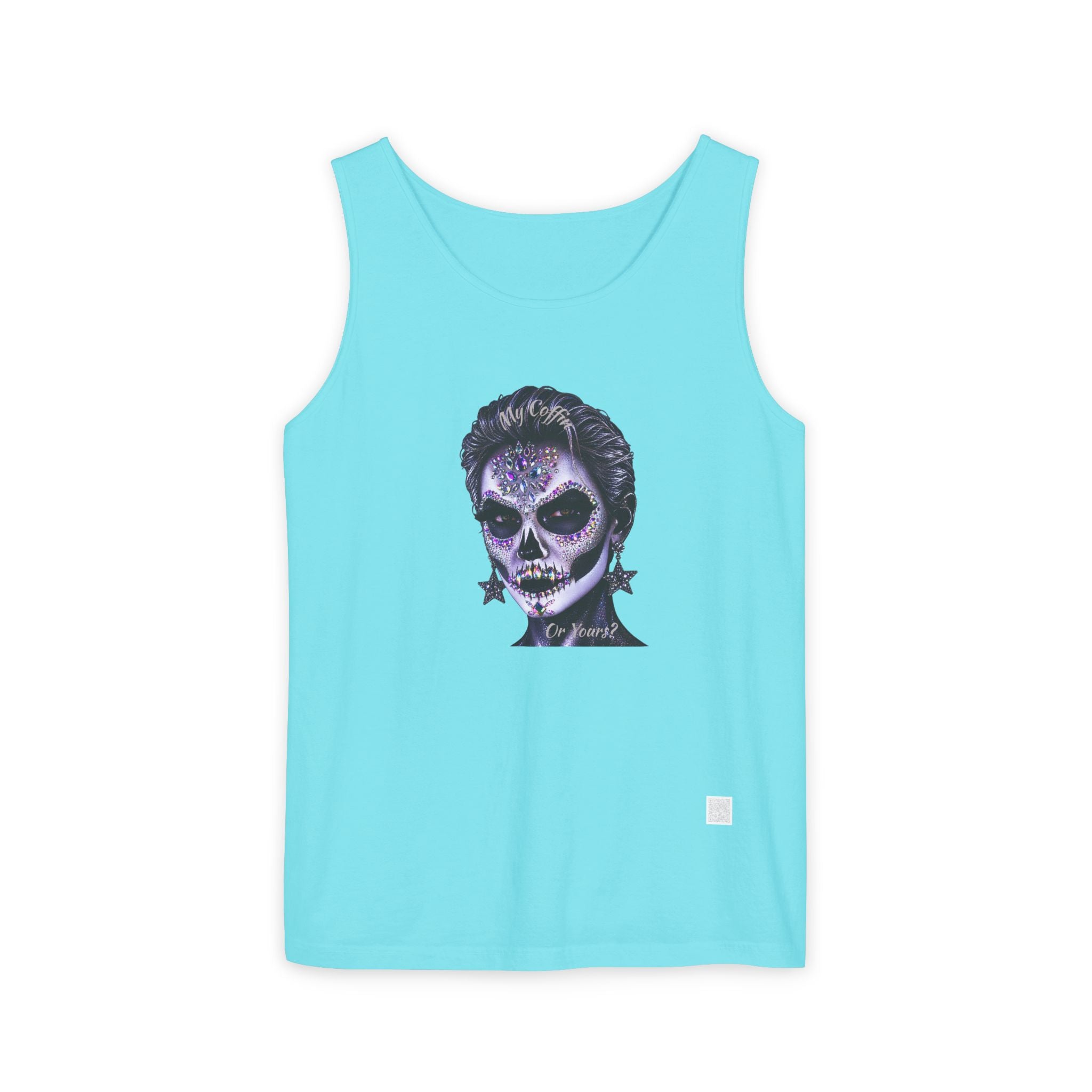 Halloween - Día de los Muertos -Unisex Garment-Dyed Tank Top