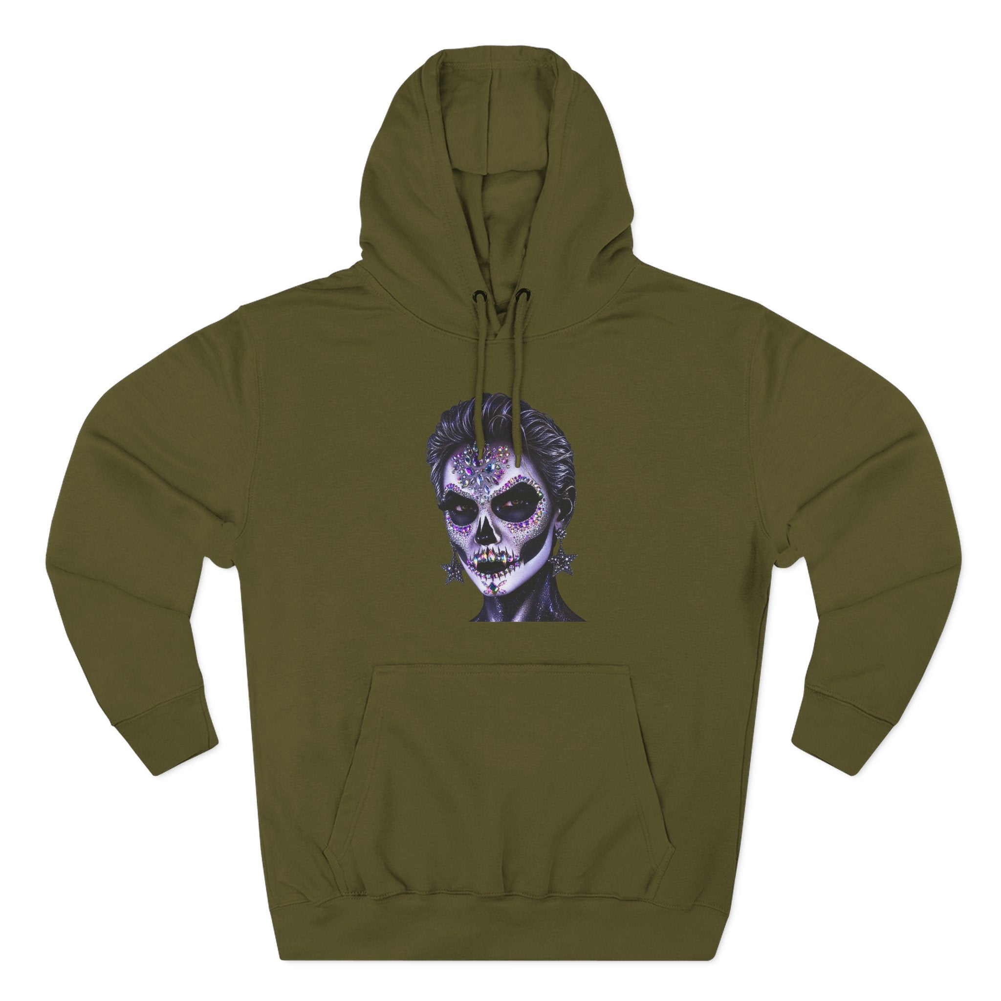 Halloween - Día de los Muertos -Three-Panel Fleece Hoodie