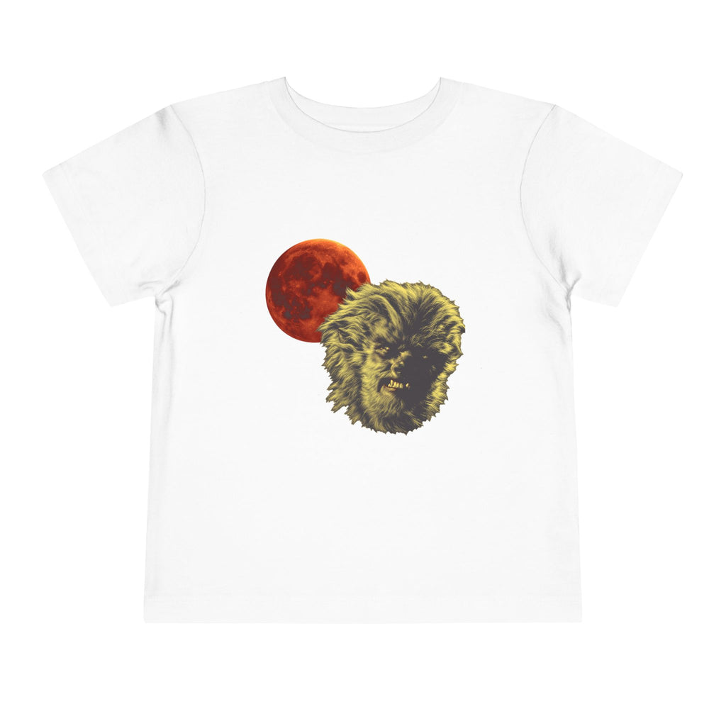 Halloween - Blood Moon and Werewolf - Toddler Short Sleeve Tee