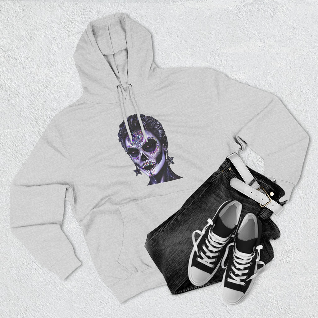 Halloween - Día de los Muertos -Three-Panel Fleece Hoodie
