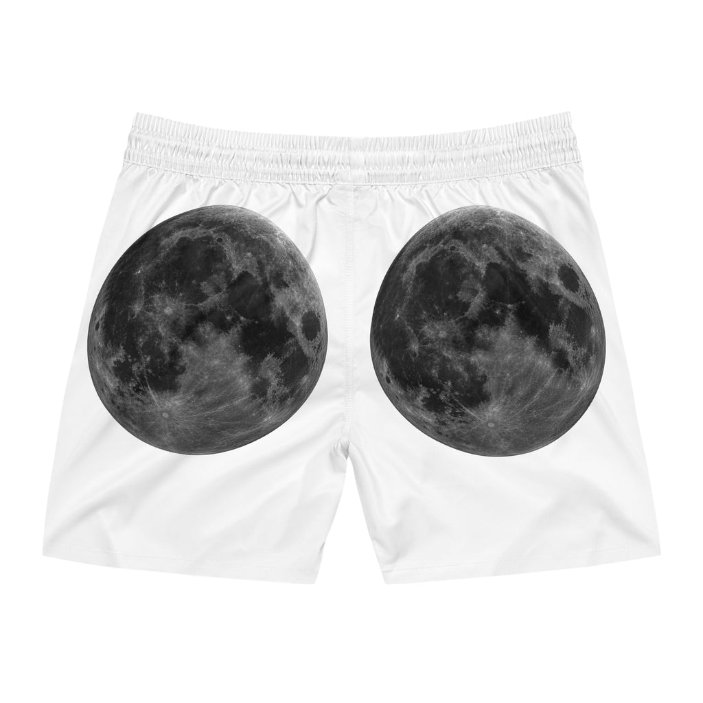 Halloween - Werewolf & Moon - Men's Mid-Length Swim Shorts (AOP)