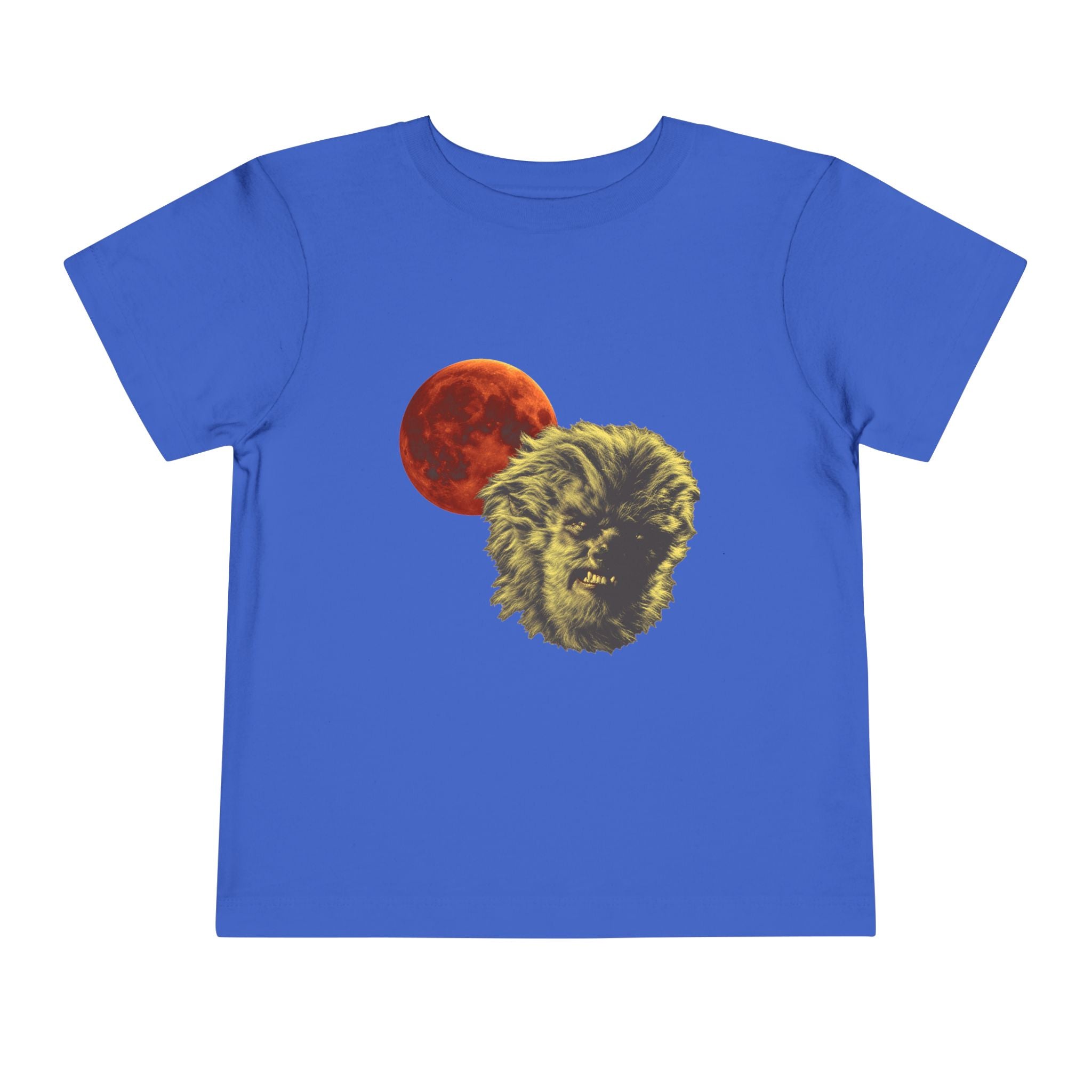 Halloween - Blood Moon and Werewolf - Toddler Short Sleeve Tee