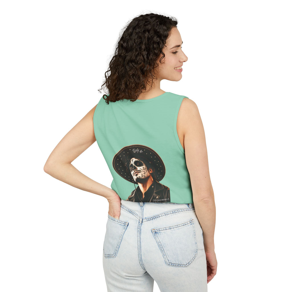 Halloween - Día de los Muertos -Unisex Garment-Dyed Tank Top