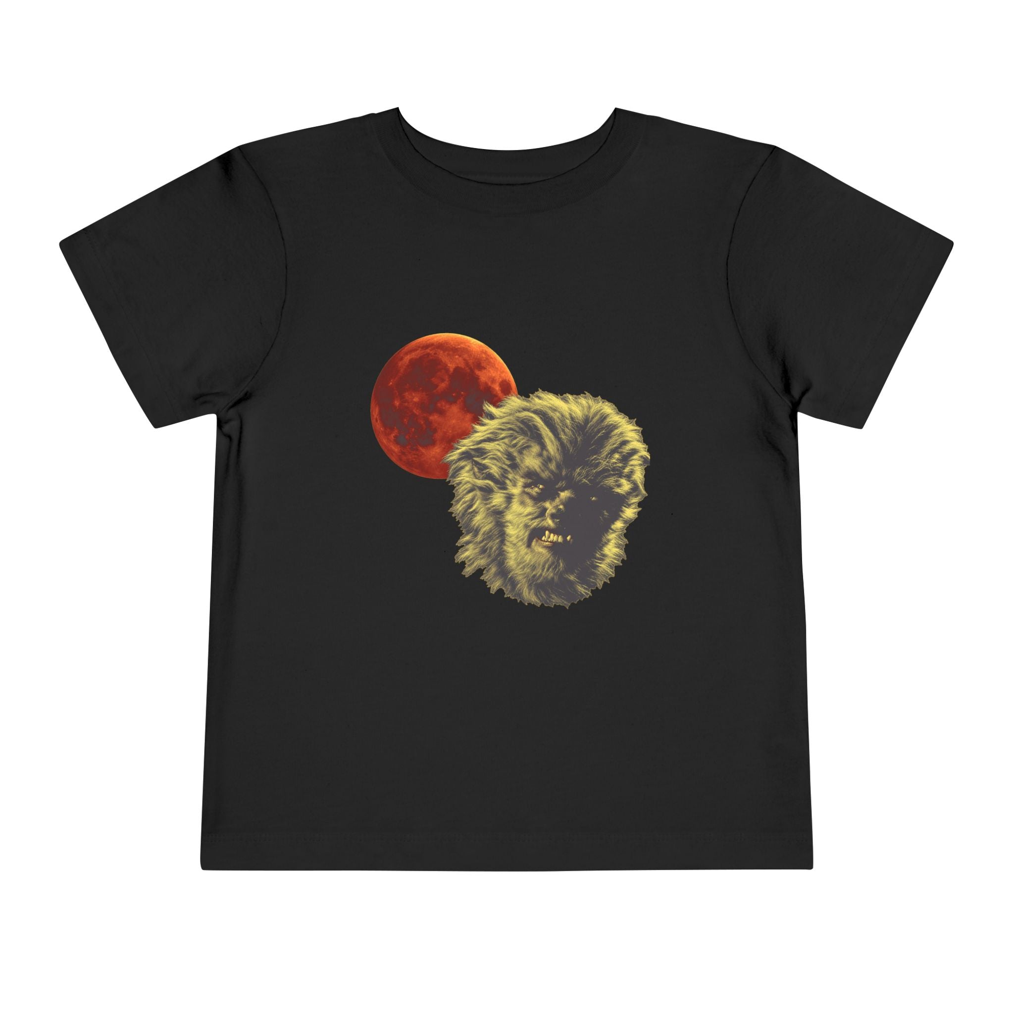 Halloween - Blood Moon and Werewolf - Toddler Short Sleeve Tee