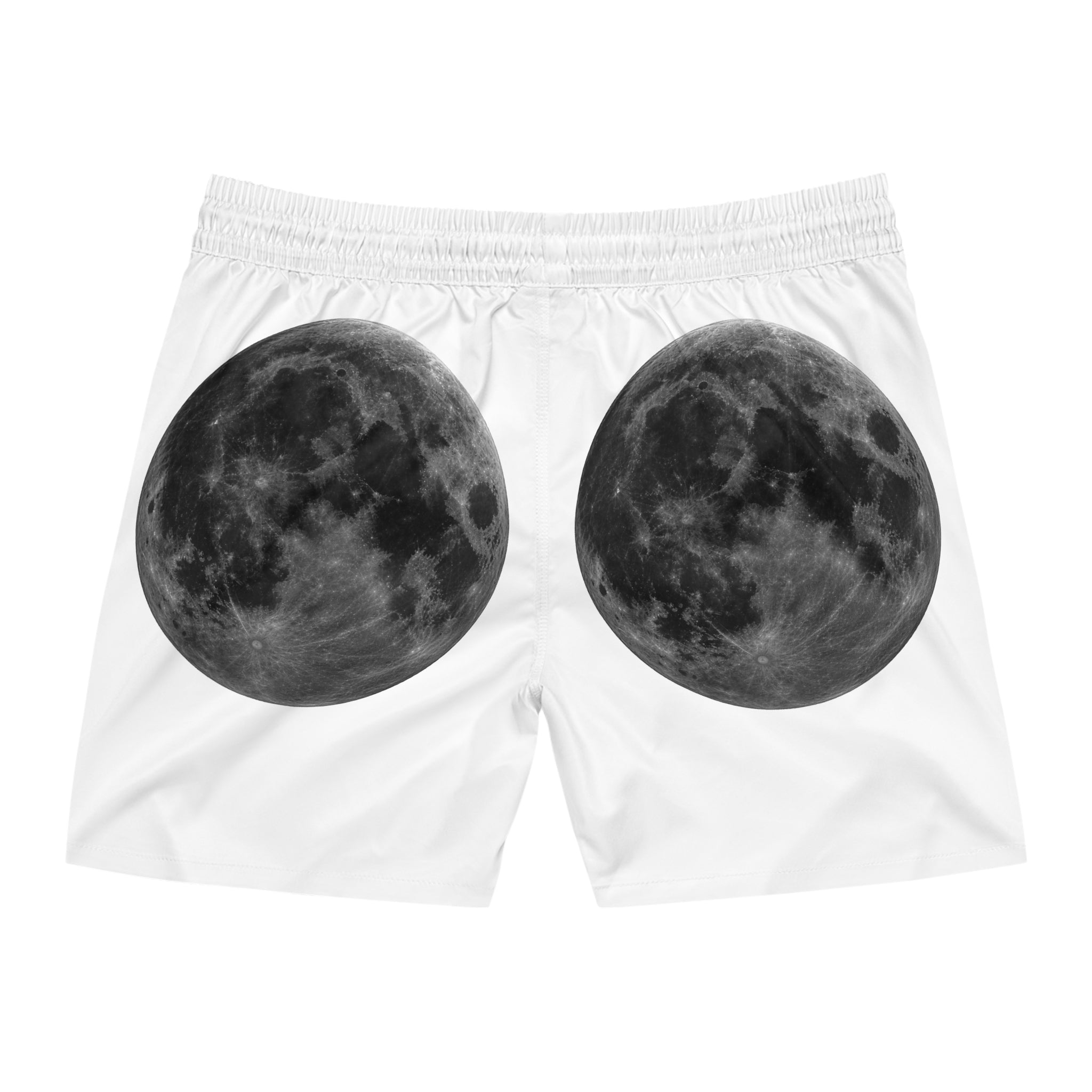 Halloween - Werewolf & Moon - Men's Mid-Length Swim Shorts (AOP)