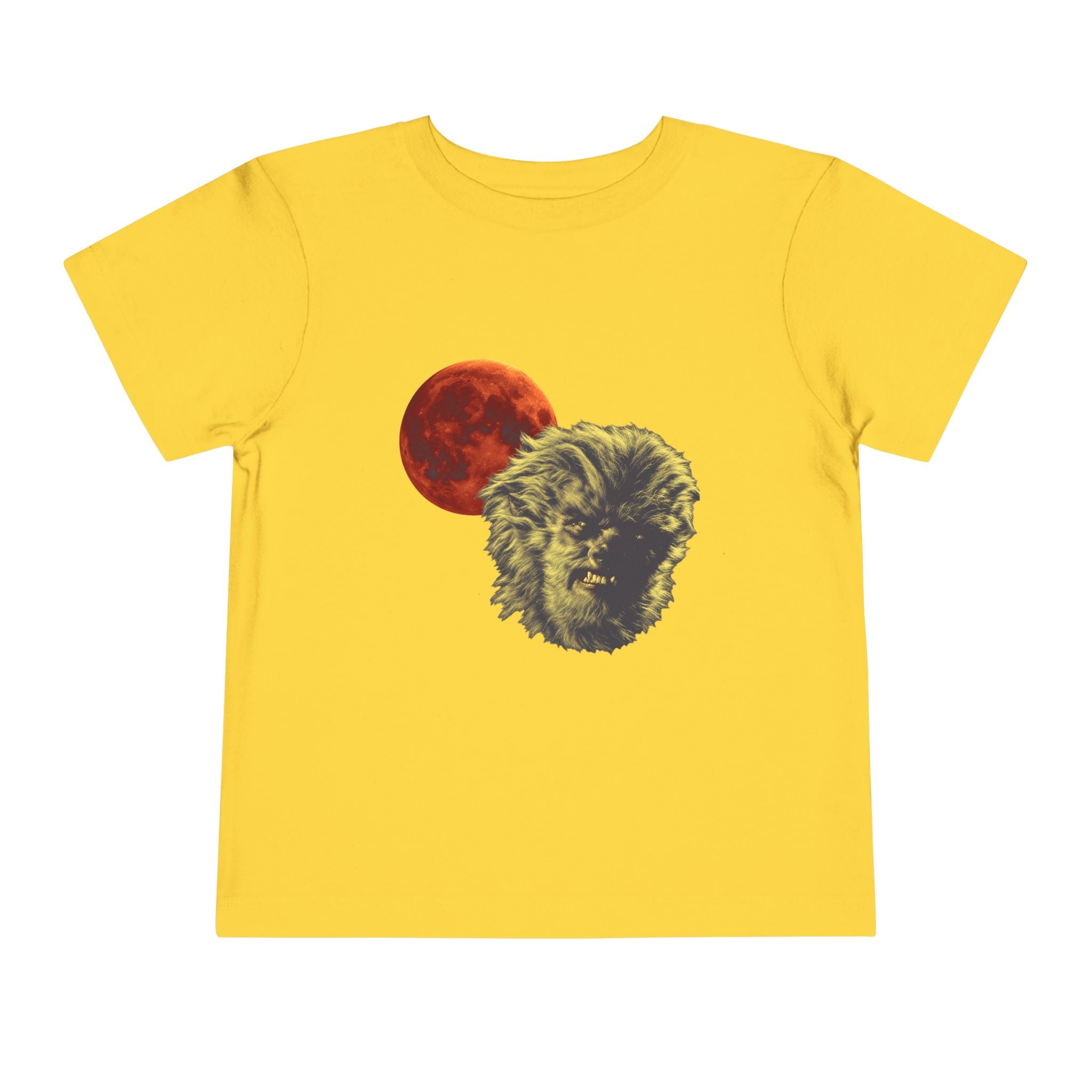 Halloween - Blood Moon and Werewolf - Toddler Short Sleeve Tee