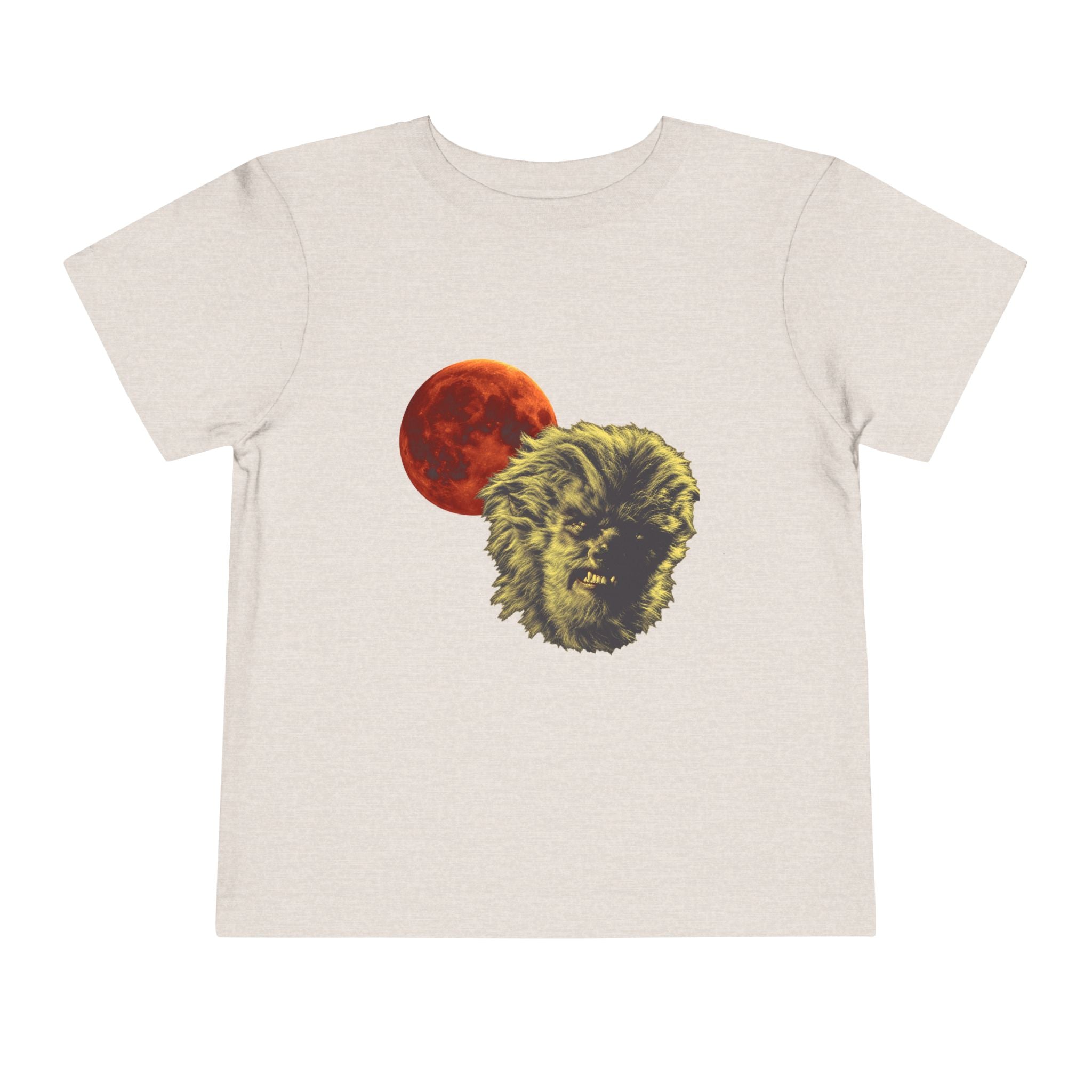 Halloween - Blood Moon and Werewolf - Toddler Short Sleeve Tee