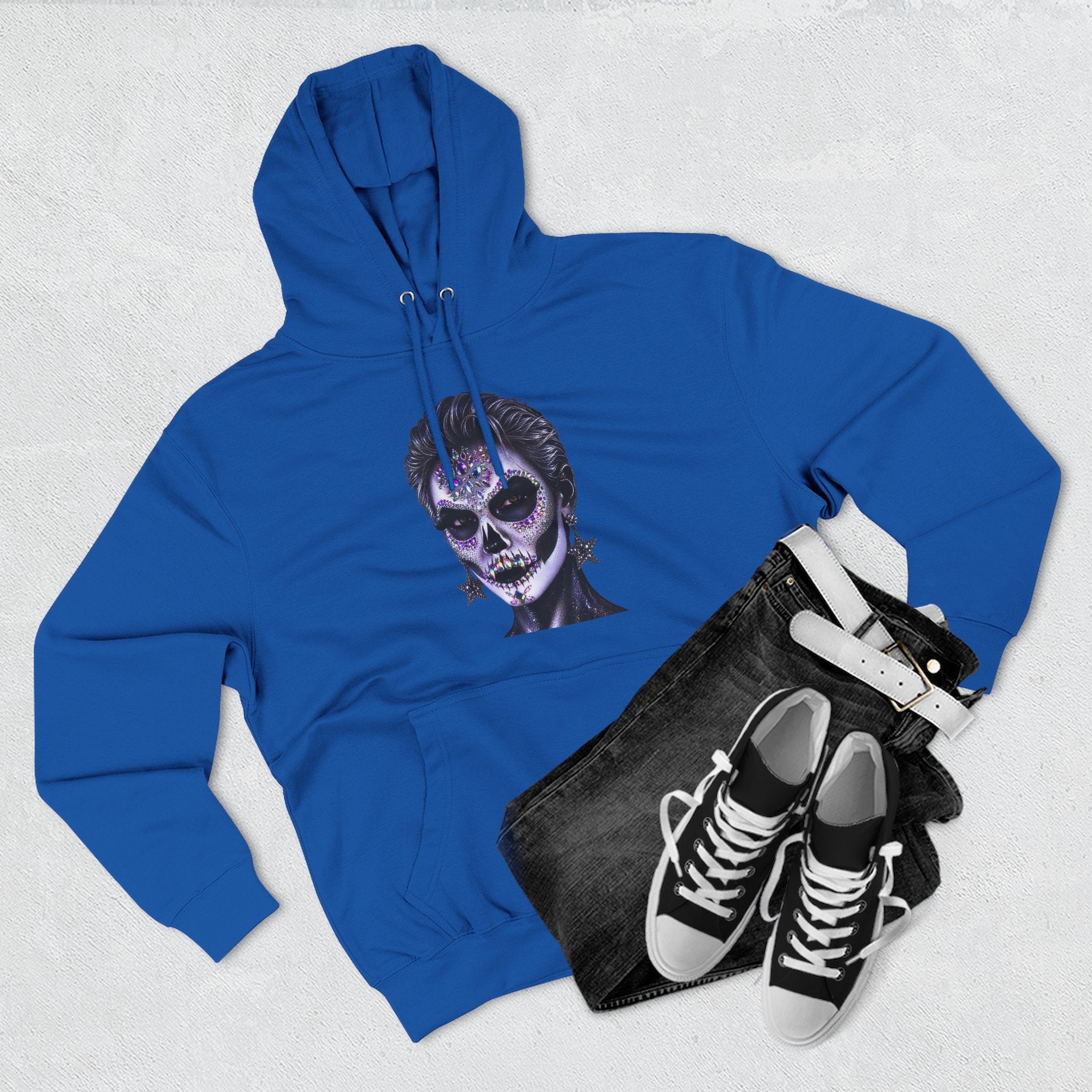 Halloween - Día de los Muertos -Three-Panel Fleece Hoodie