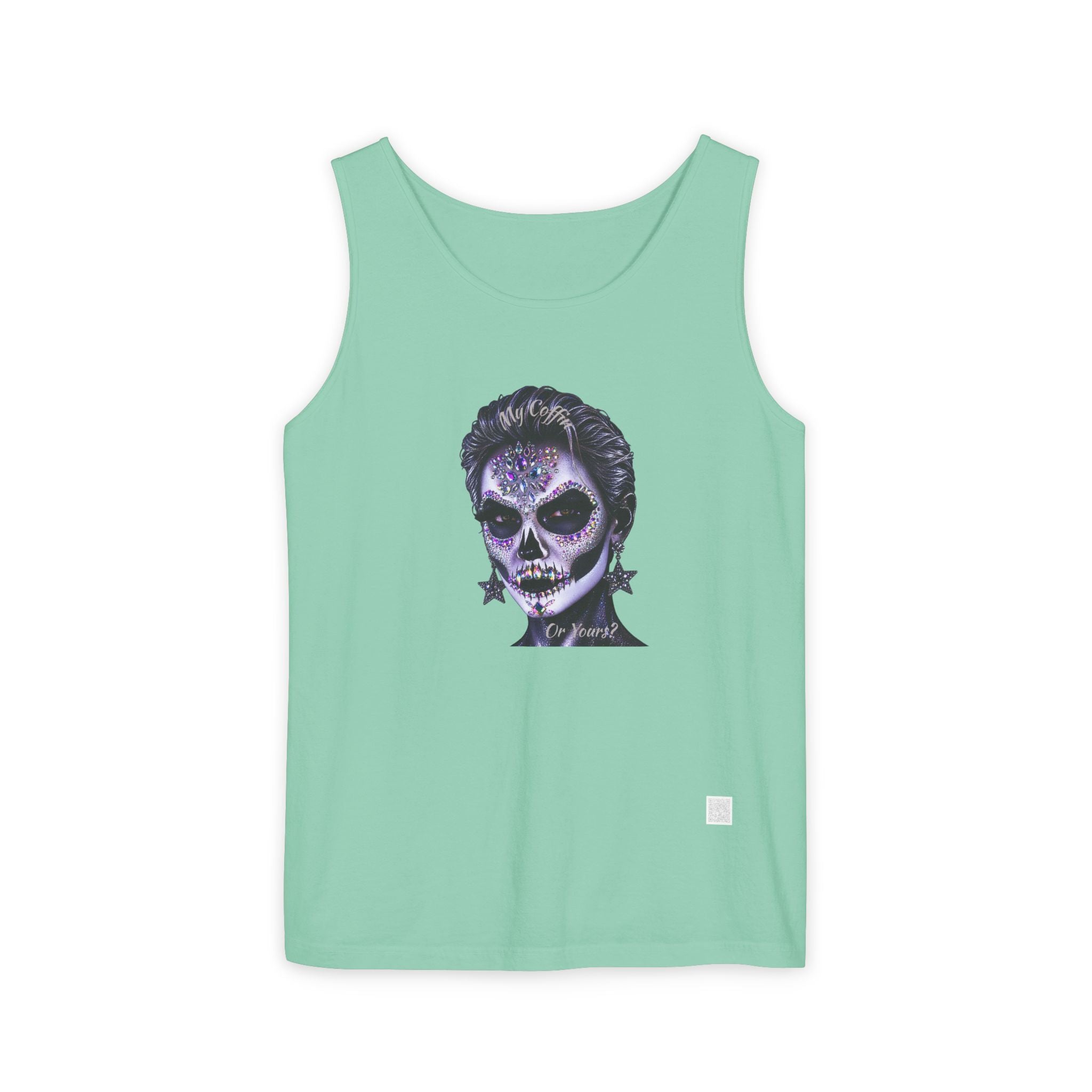 Halloween - Día de los Muertos -Unisex Garment-Dyed Tank Top