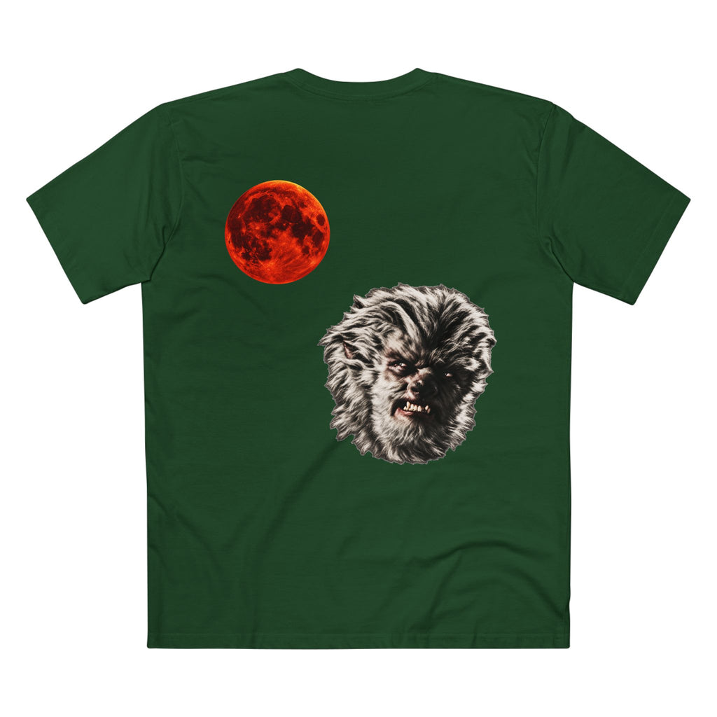 Halloween - Midnight Moon and Werewolf - Adult Staple Tee