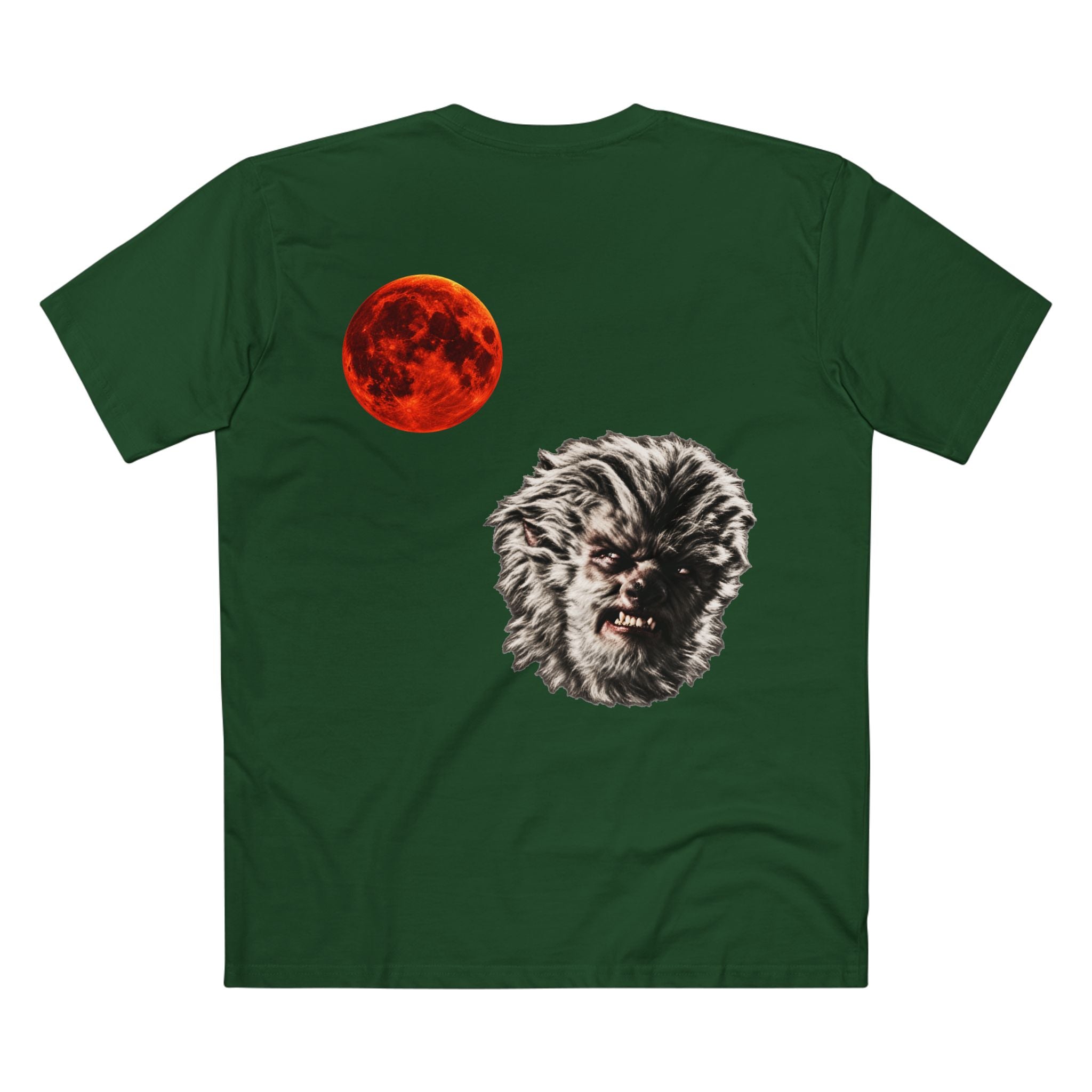 Halloween - Midnight Moon and Werewolf - Adult Staple Tee