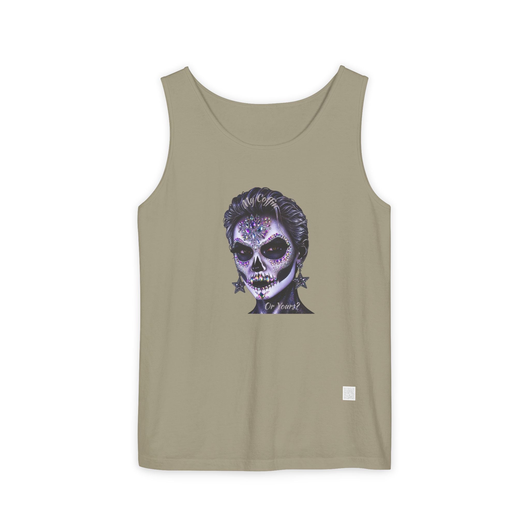 Halloween - Día de los Muertos -Unisex Garment-Dyed Tank Top