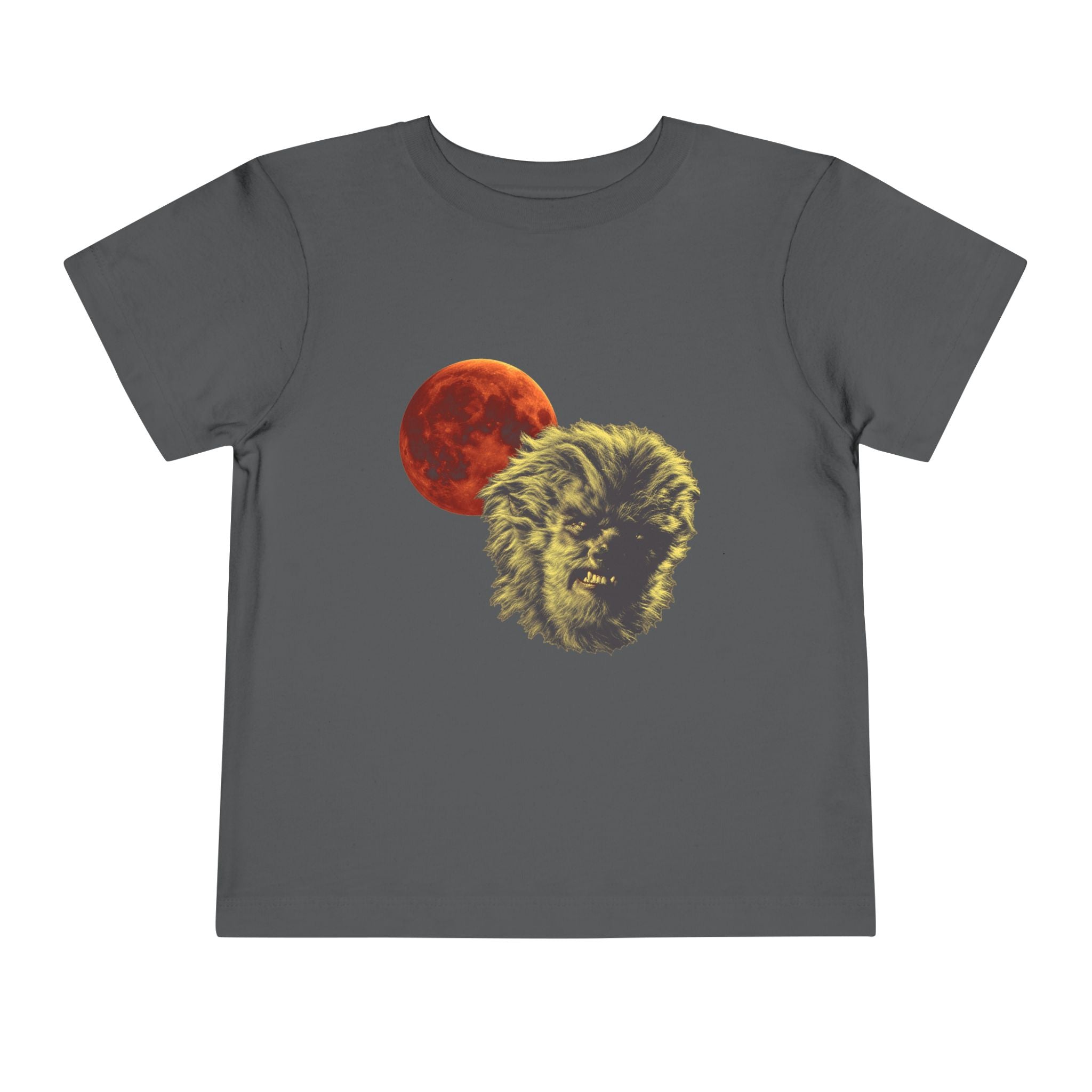 Halloween - Blood Moon and Werewolf - Toddler Short Sleeve Tee