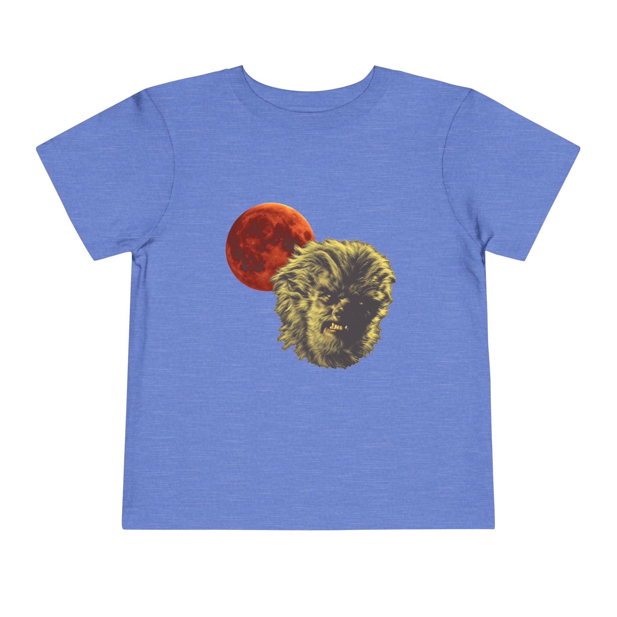 Halloween - Blood Moon and Werewolf - Toddler Short Sleeve Tee