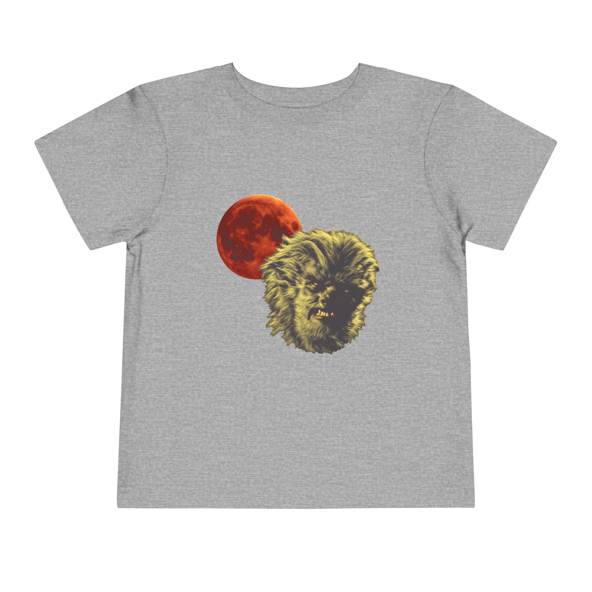 Halloween - Blood Moon and Werewolf - Toddler Short Sleeve Tee