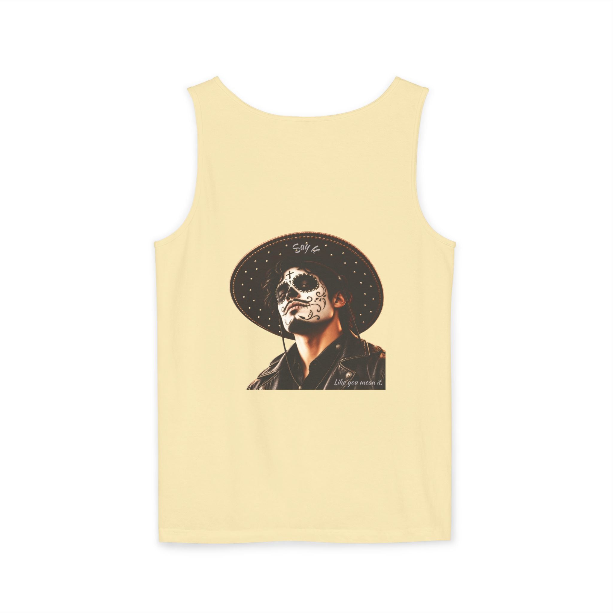 Halloween - Día de los Muertos -Unisex Garment-Dyed Tank Top