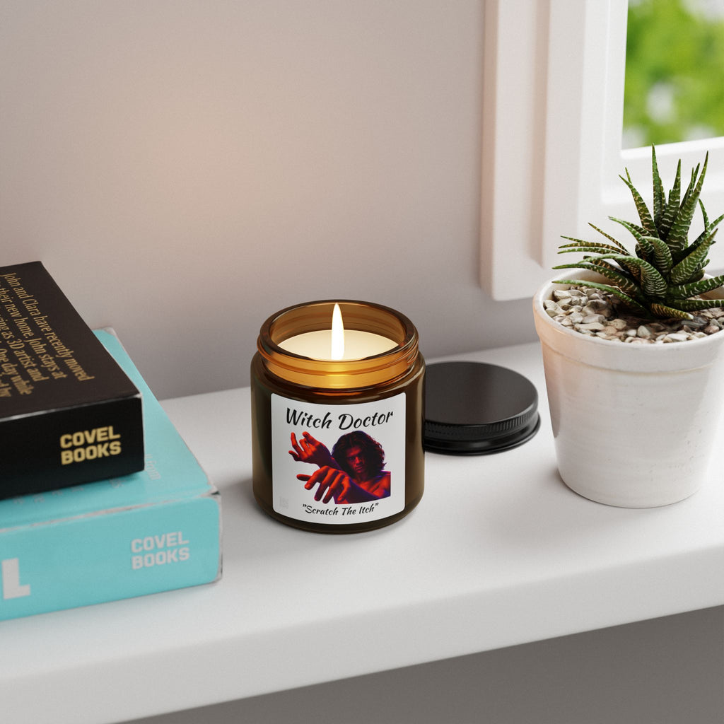 Halloween - Witch Doctor - Scented Soy Candle (Multi-Size, Amber Jar)