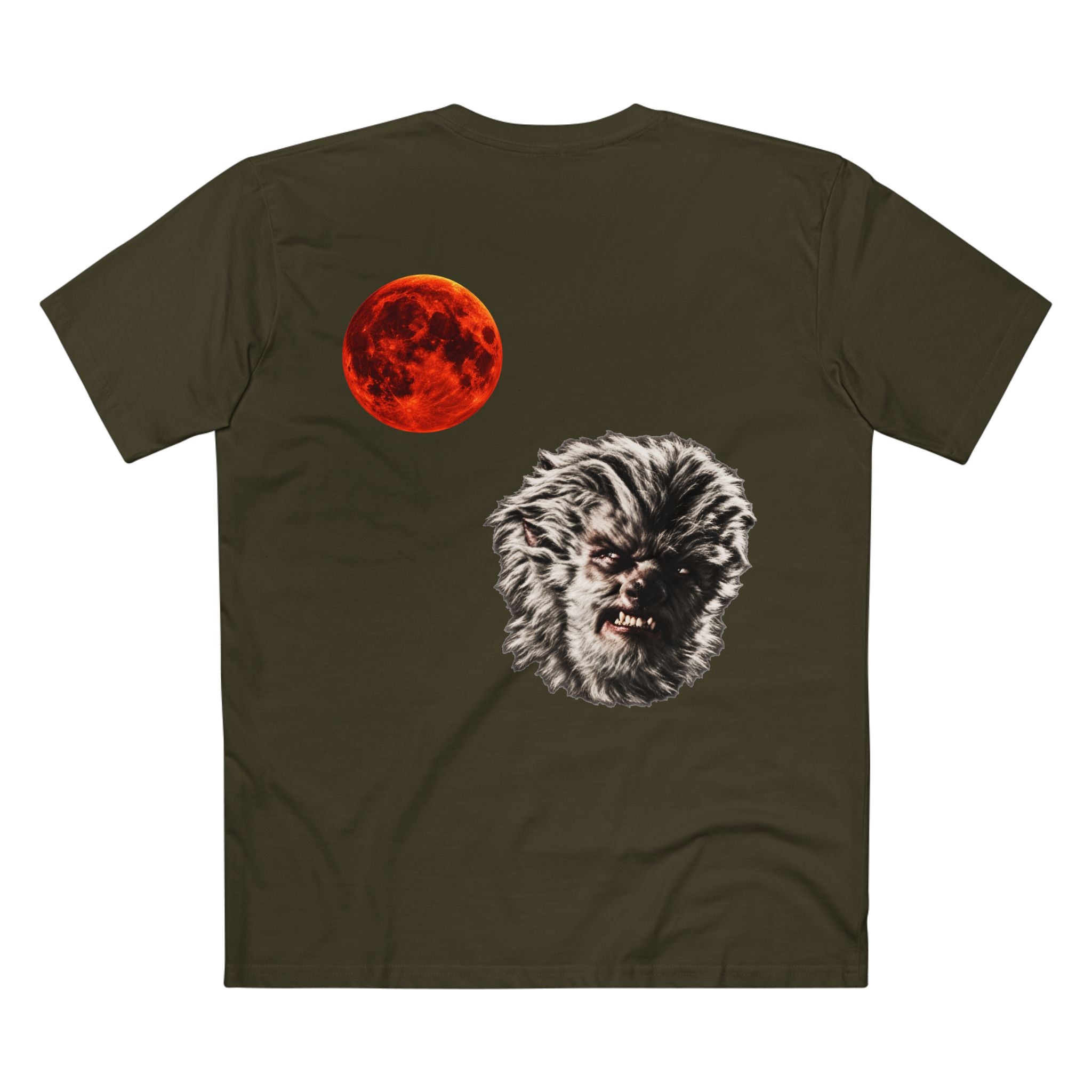 Halloween - Midnight Moon and Werewolf - Adult Staple Tee