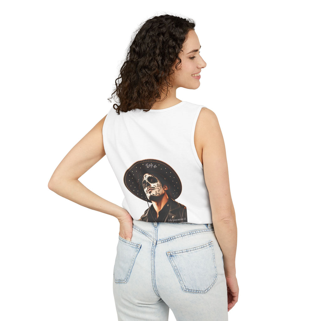 Halloween - Día de los Muertos -Unisex Garment-Dyed Tank Top